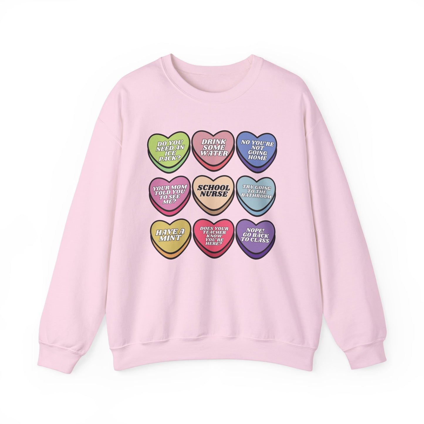 School Nurse Candy Sweatshirt, message me to customize for your unit!