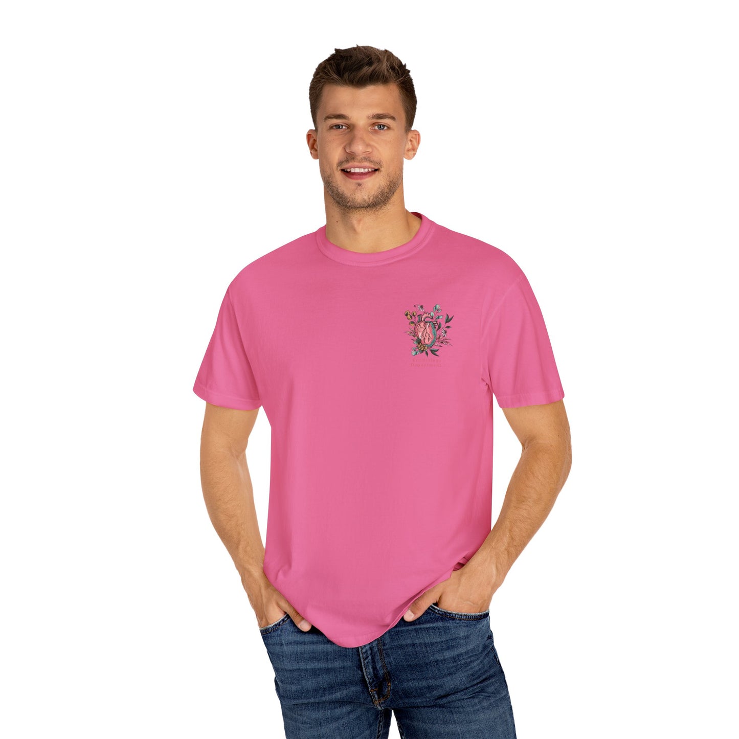 “Have you Tried Turning it off and back on again?” Adenosine, Funny Cardiology Department Comfort Colors Tshirt