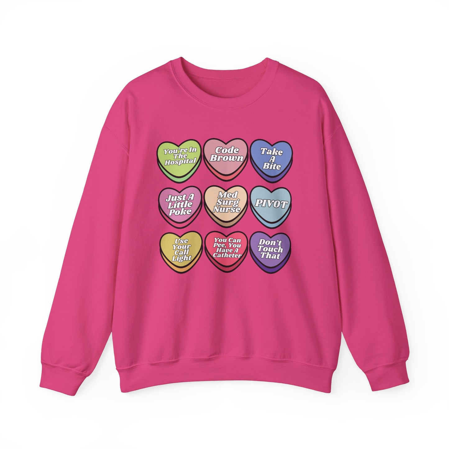Med Surg Candy Sweatshirt, message me to customize for your unit!