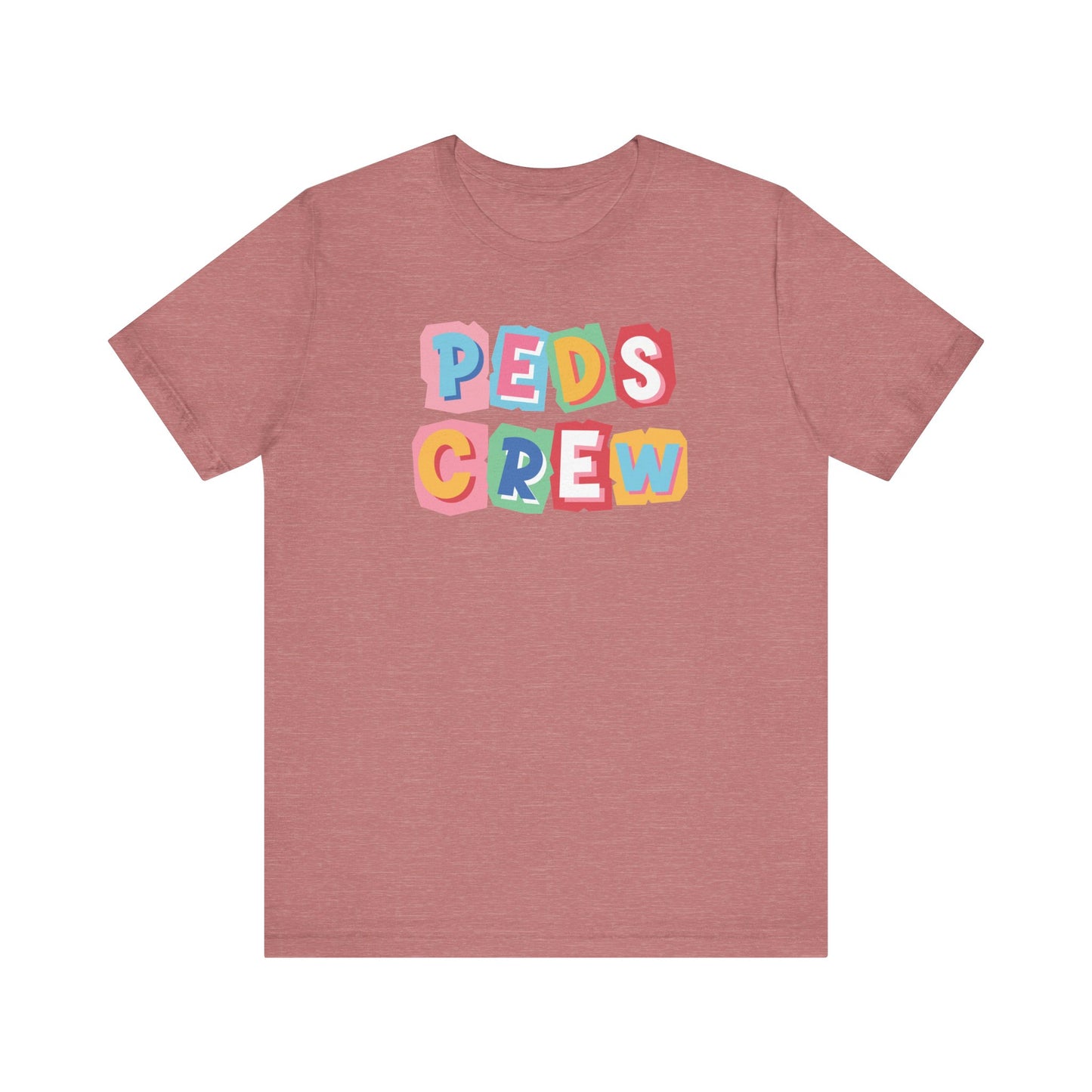 Peds crew nurse tshirt , retro 90s theme nurse tshirt