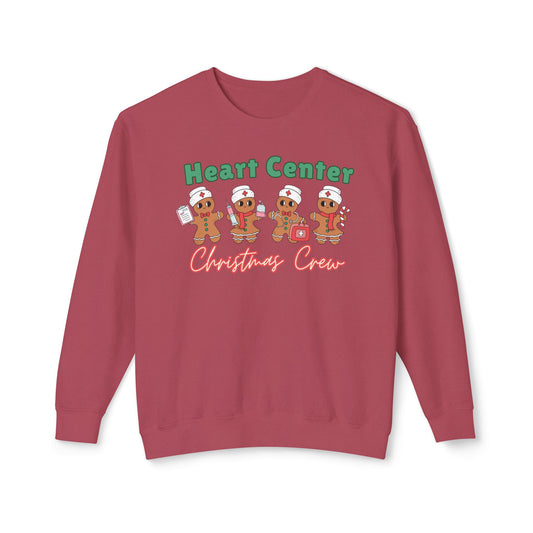 Cute Gingerbread Cardiac Nurse Christmas Crew sweatshirt, comfort colors, gift for nurse, work holiday sweatshirt, funny gingerbread nurse