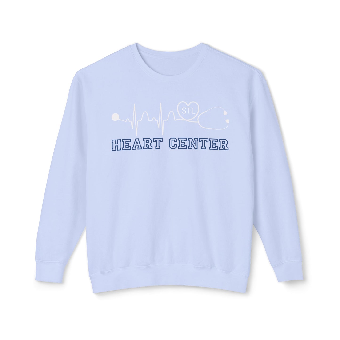 Heart Center EKG STL Comfort Colors Sweatshirt