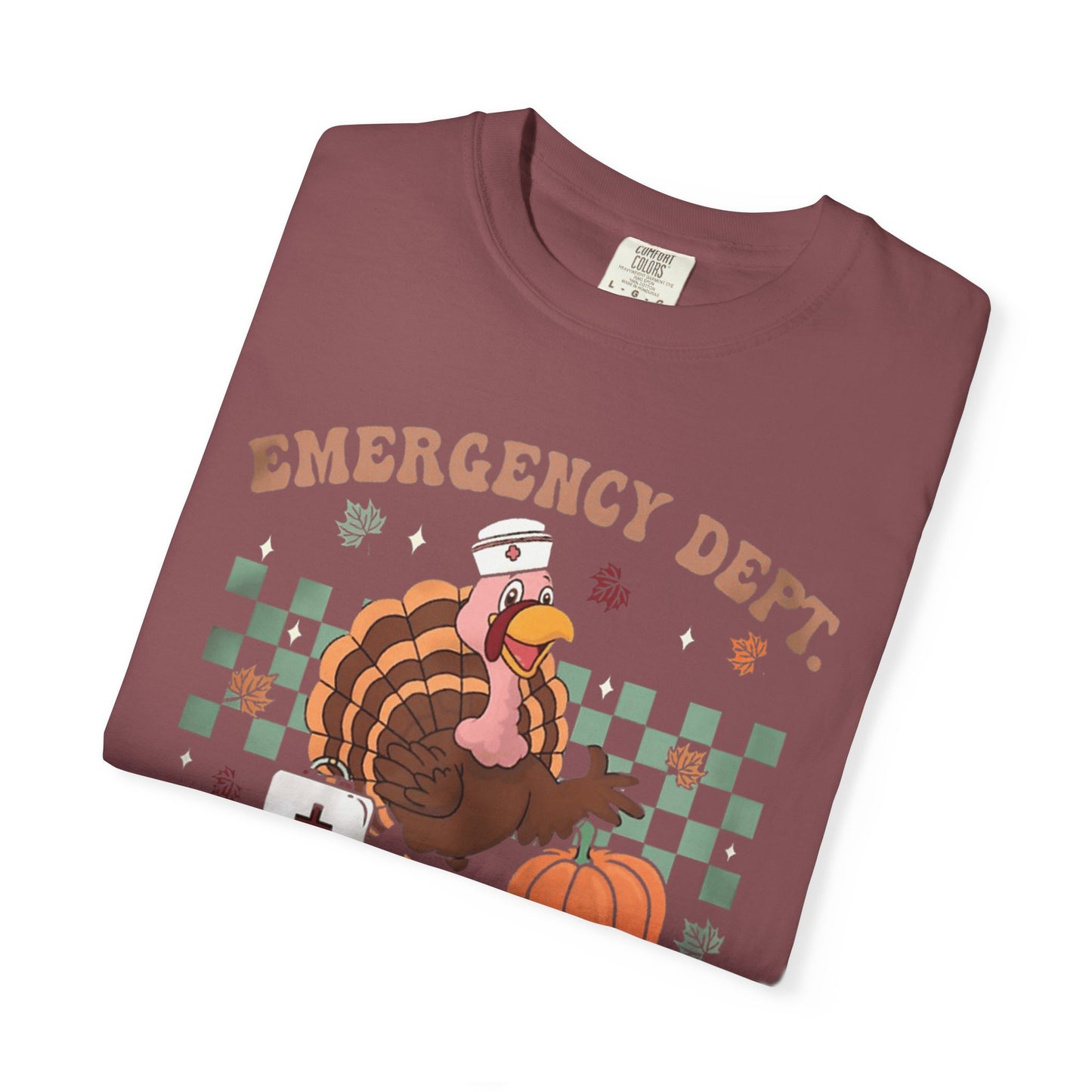 Comfort colors gobble squad tshirt, emergency gobble squad
