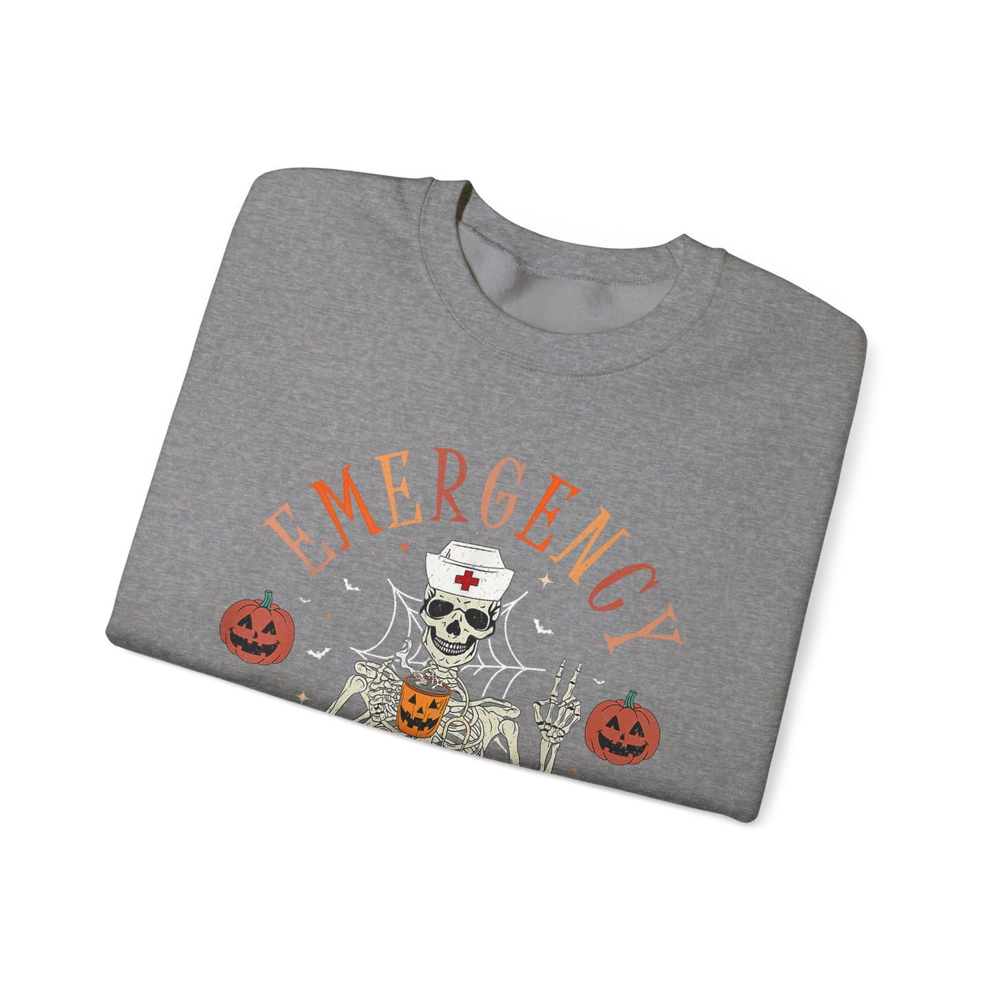 Skeleton ED Nurse , pediatric nurse Halloween shirt, gildan skeleton nurse sweatshirt, Peds nurse , Spooky nurse shirt