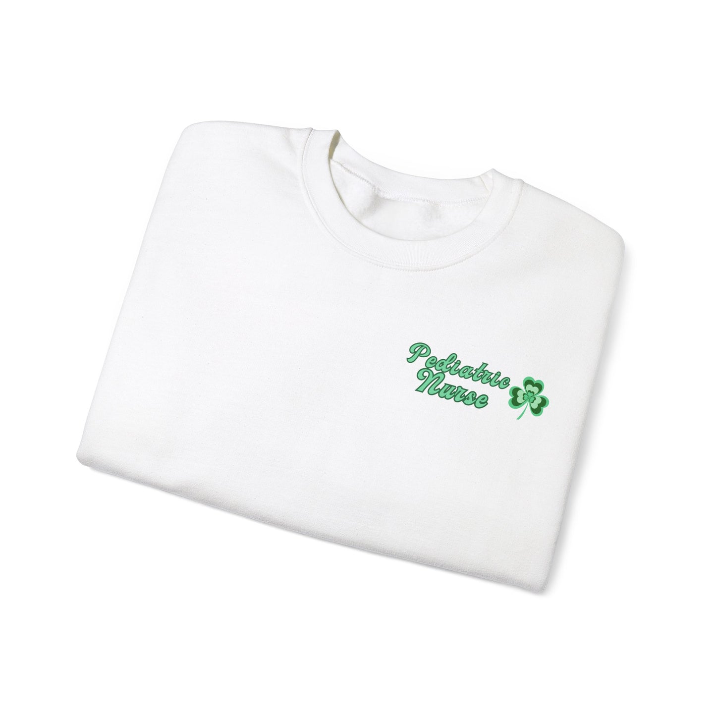 Pediatric Nurse St. Pattys Sweatshirt Its a Good Day to be a Peds Nurse St. Patricks Day Sweatshirt. Pocket design with back design!