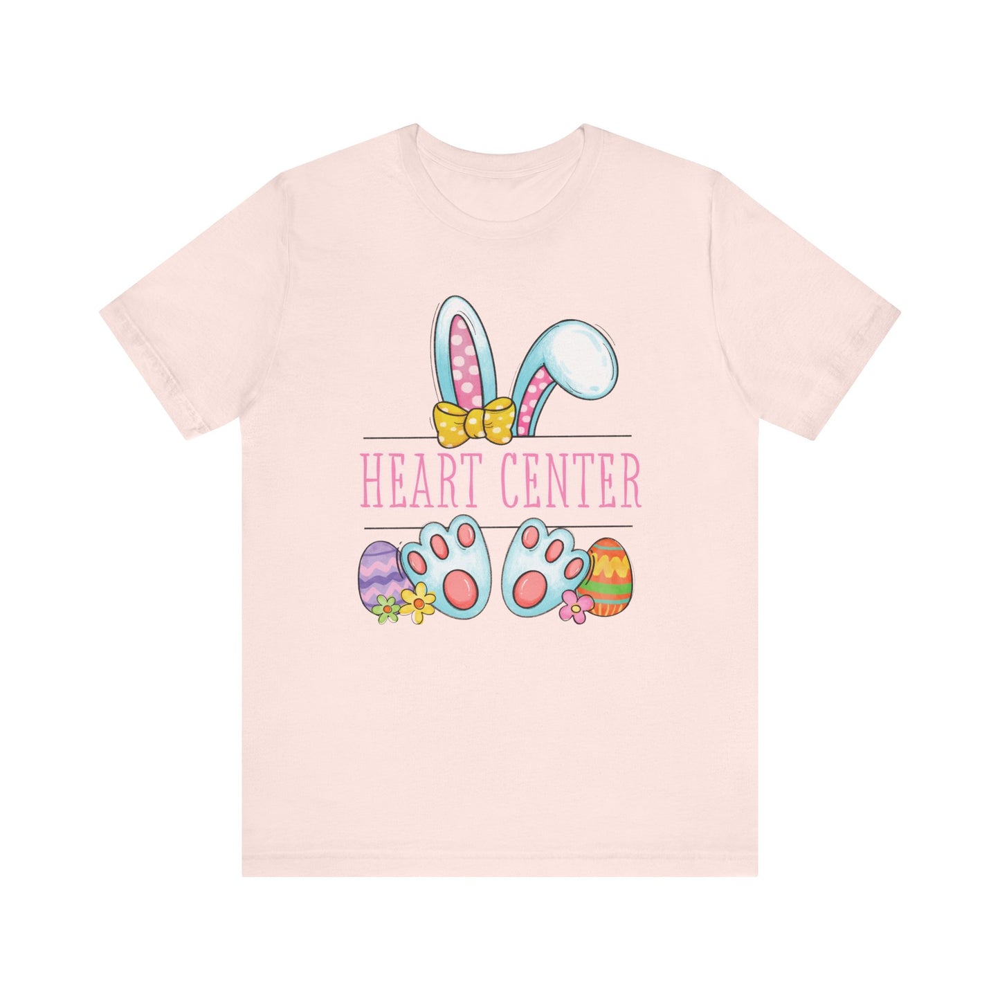 Heart Center Adorable Bunny Shirt Retro Chick, Nurse shirt, Easter nurse, Comfy and cute for work or play!