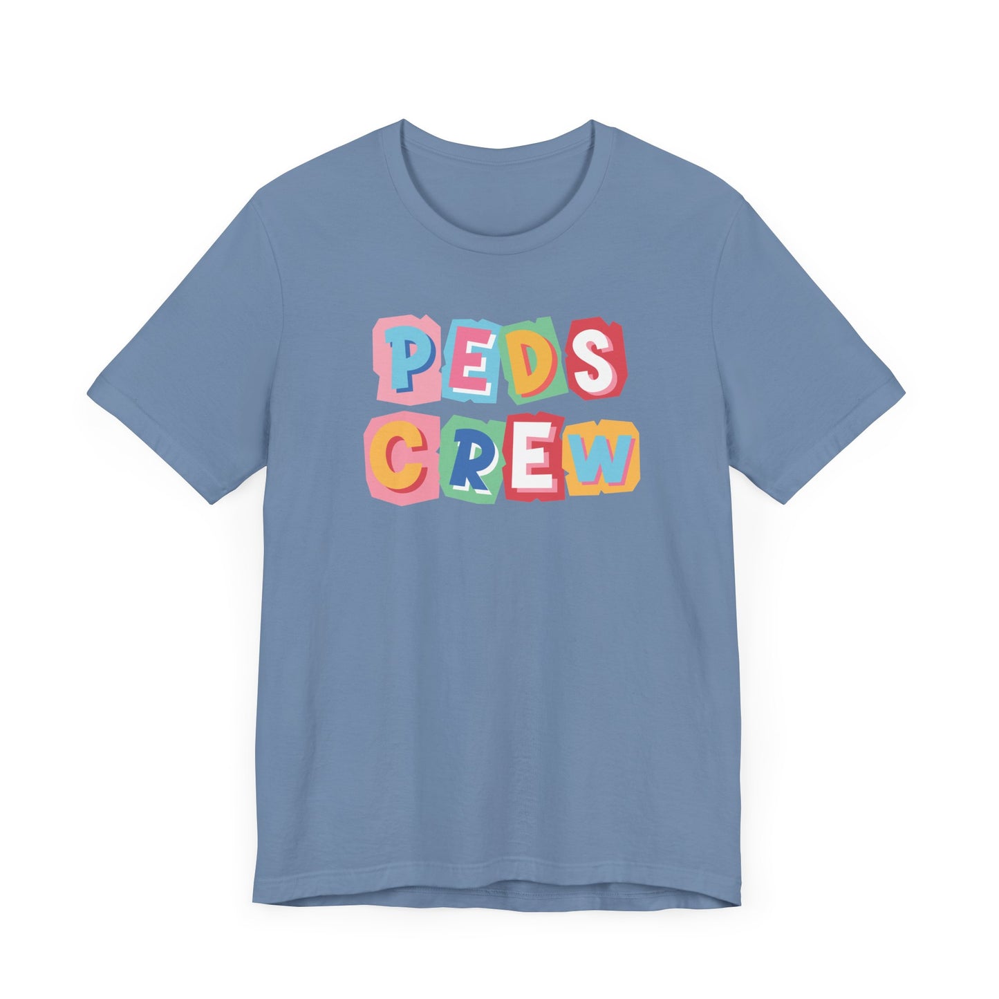 Peds crew nurse tshirt , retro 90s theme nurse tshirt