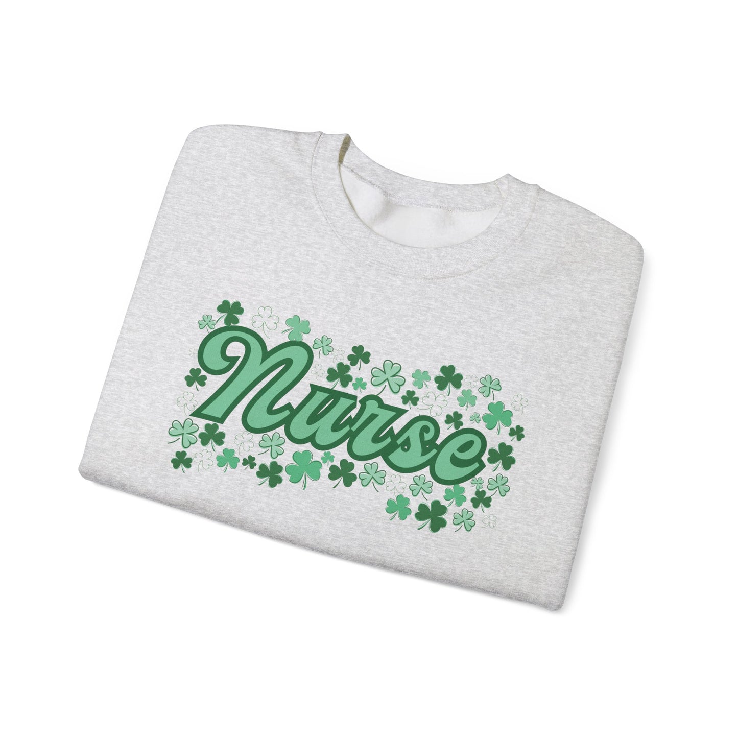 Nurse St. Patricks Clover Sweatshirt, ED RN, nurse sweater, St. Paddys nurse sweater, Pediatrics, Med Surg, NICU