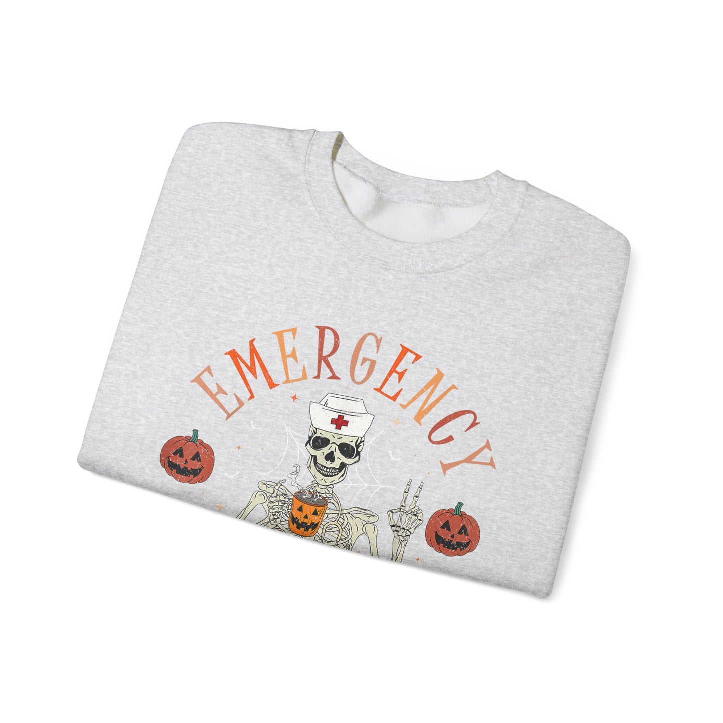 Skeleton ED Nurse , pediatric nurse Halloween shirt, gildan skeleton nurse sweatshirt, Peds nurse , Spooky nurse shirt