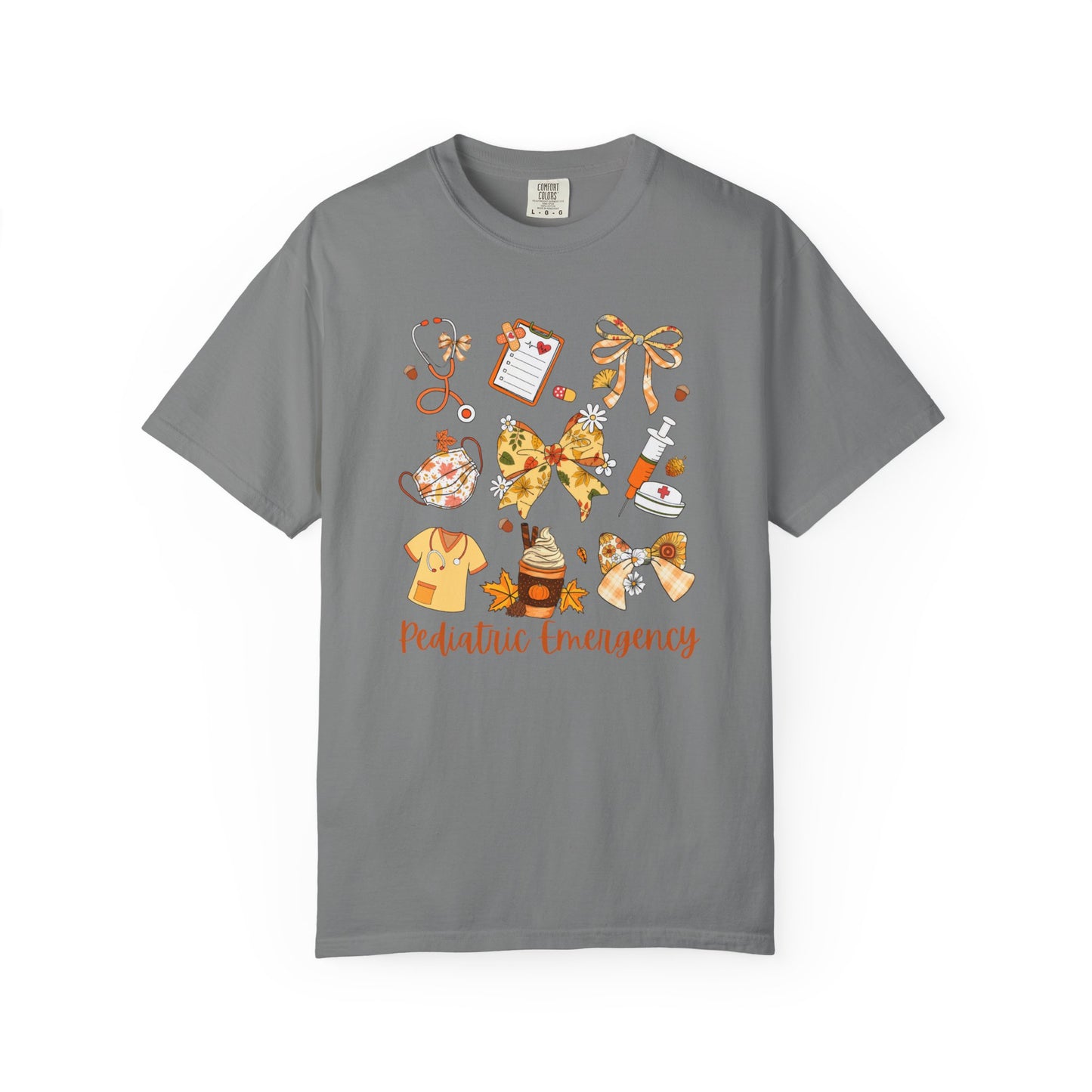 Cute Fall Pediatric Emergency Shirt for all Fall Months, Nurse shirt, gift for nurse, coquette bow, everything fall