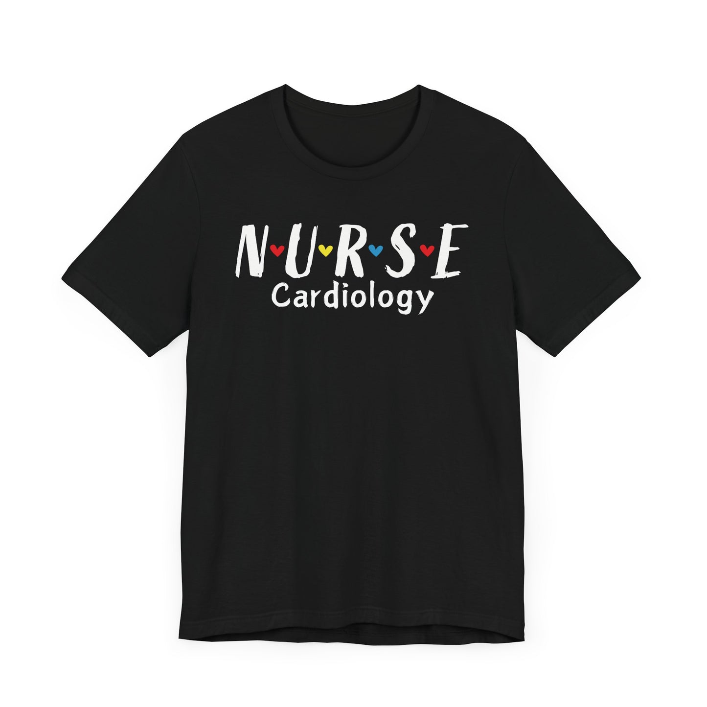 Cute Heart Nurse Cardiology Bella Canvas Shirt