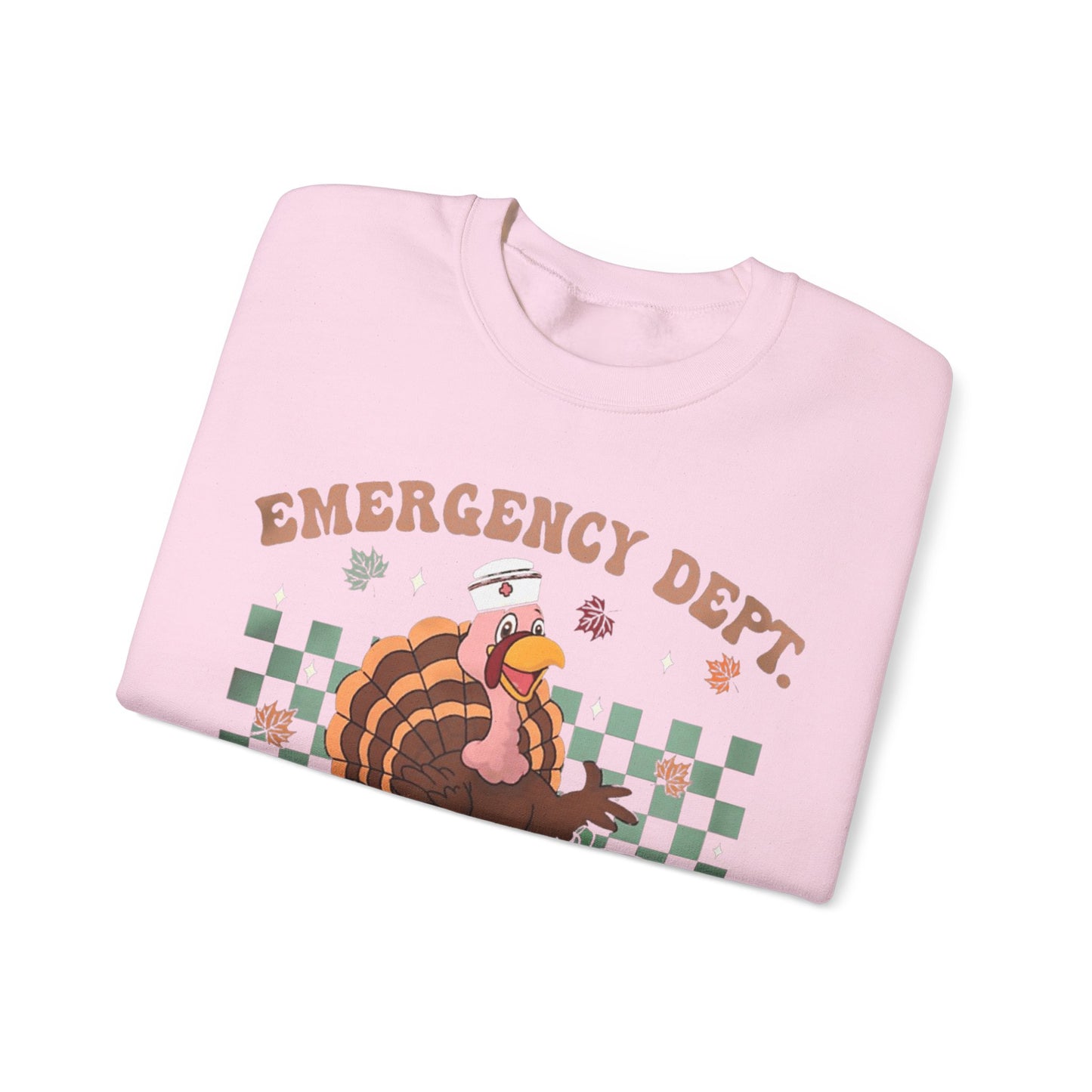 Turkey gobble squad Fall Pediatric Emergency Sweatshirt for all Fall Months, Nurse shirt, gift for nurse, everything fall