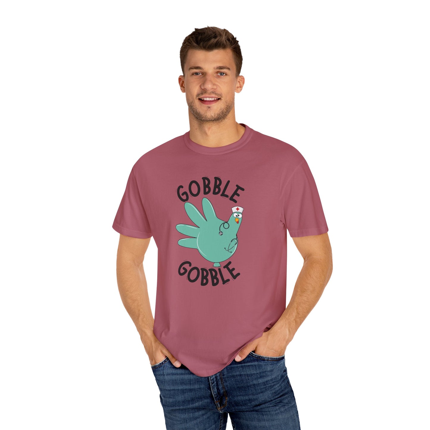 Comfort colors gobble gobble funny tshirt, nurse gobble shirt
