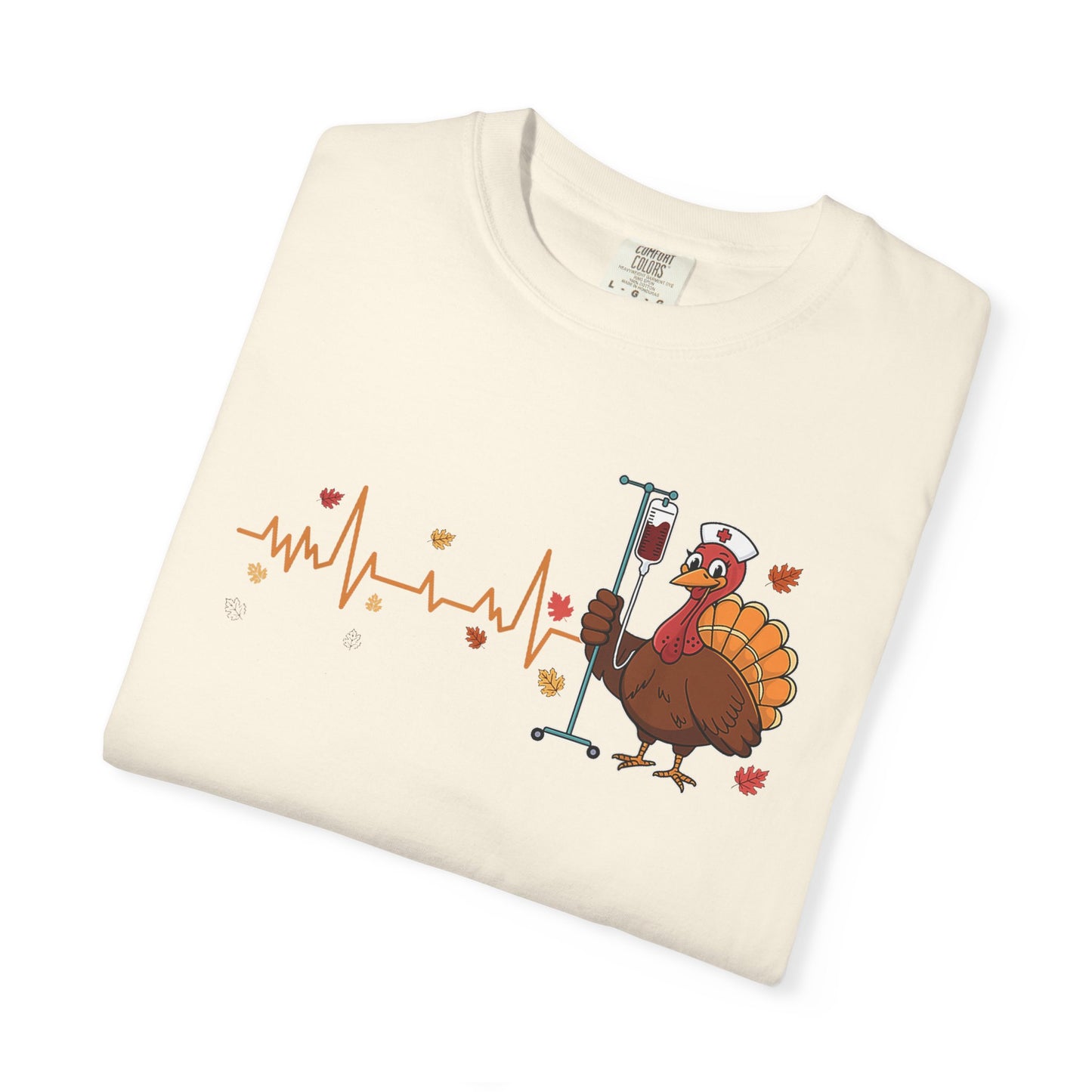 EKG turkey full front Nurse , pediatric nurse thanksgiving shirt, gildan turkey nurse shirt, Peds nurse , fall nurse shirt