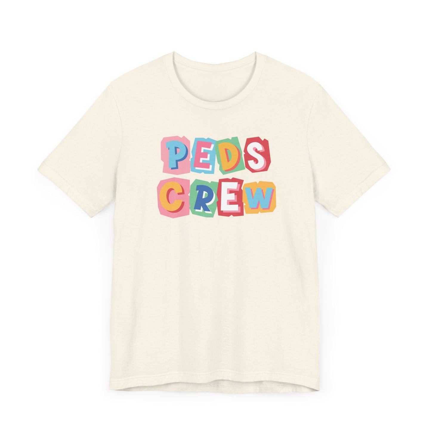 Peds crew nurse tshirt , retro 90s theme nurse tshirt