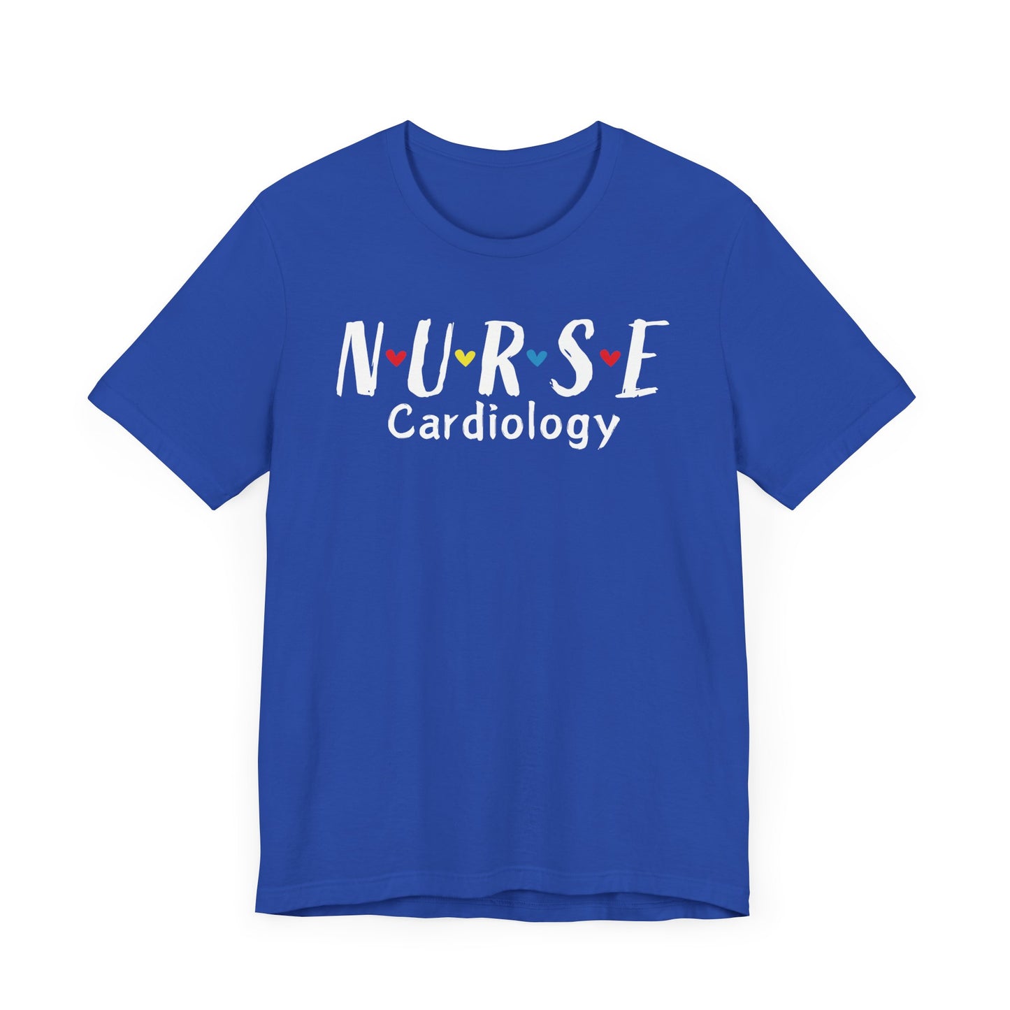 Cute Heart Nurse Cardiology Bella Canvas Shirt