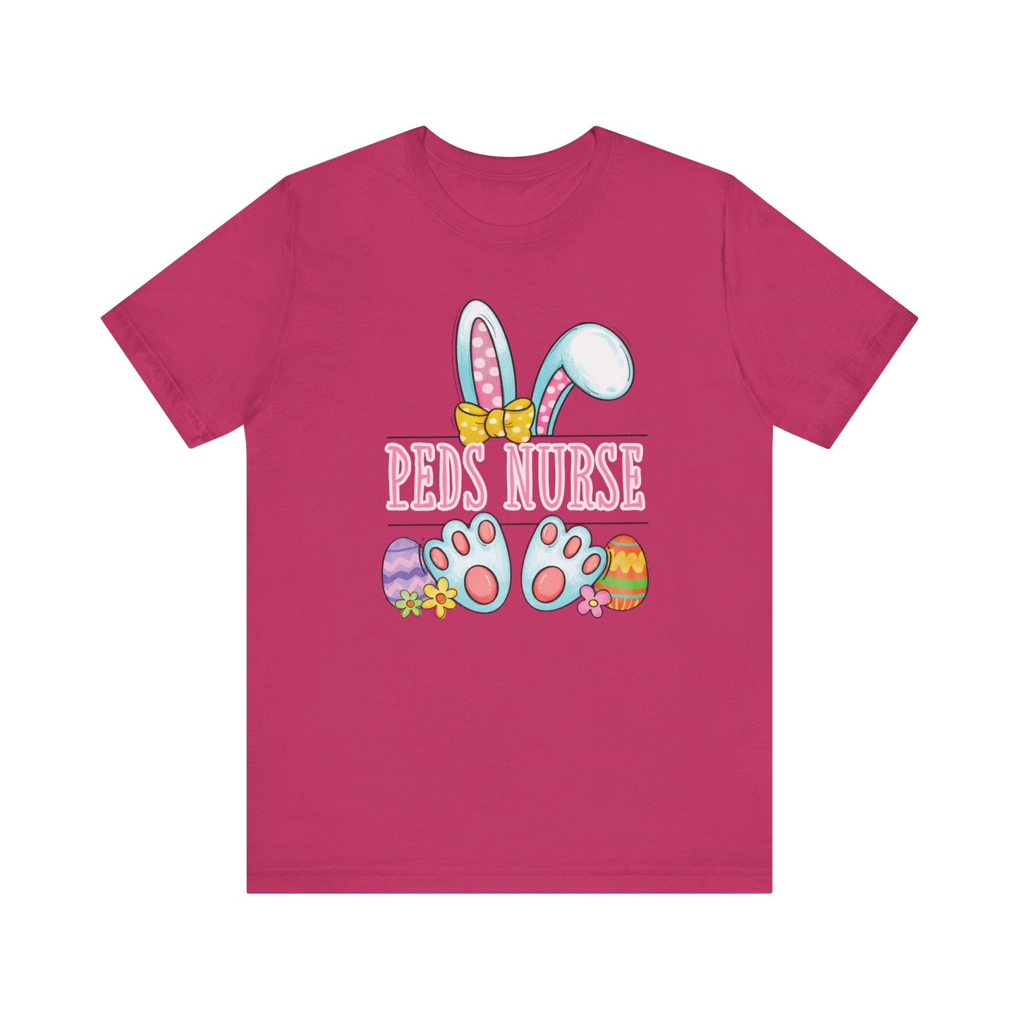 Easter Women Shirt, Retro Chick,Peds Nurse shirt, Easter nurse,