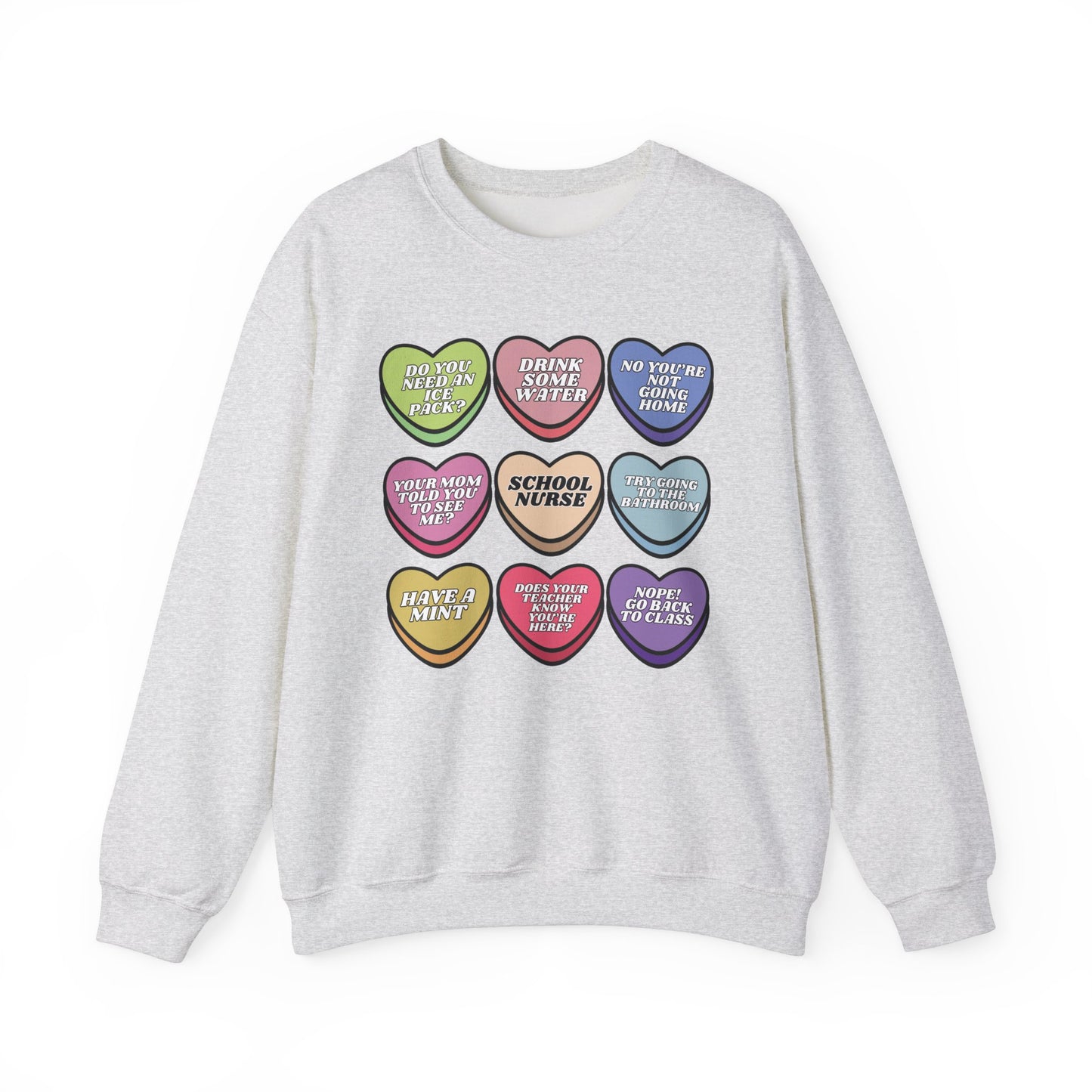 School Nurse Candy Sweatshirt, message me to customize for your unit!