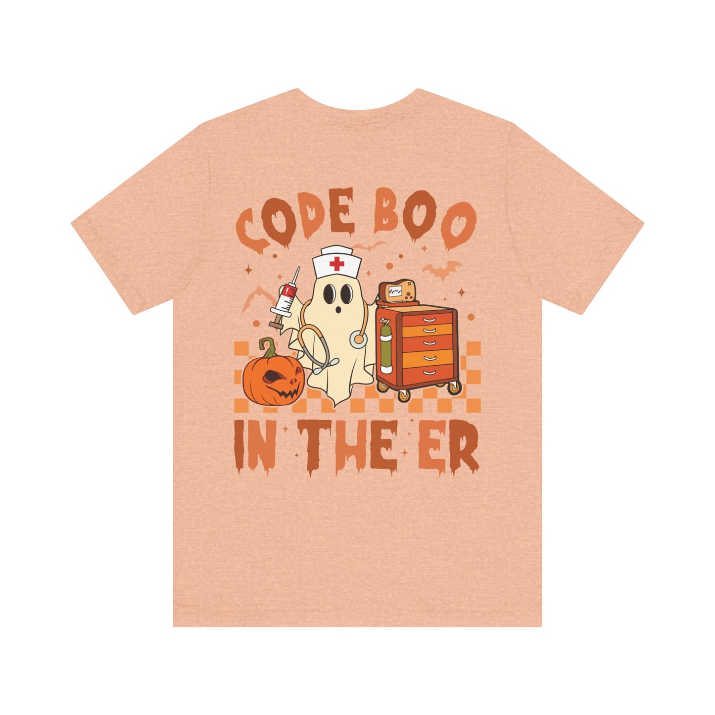 Code Boo in the ER, pediatric nurse Halloween shirt, ghost nurse shirt, Peds nurse , Spooky nurse shirt