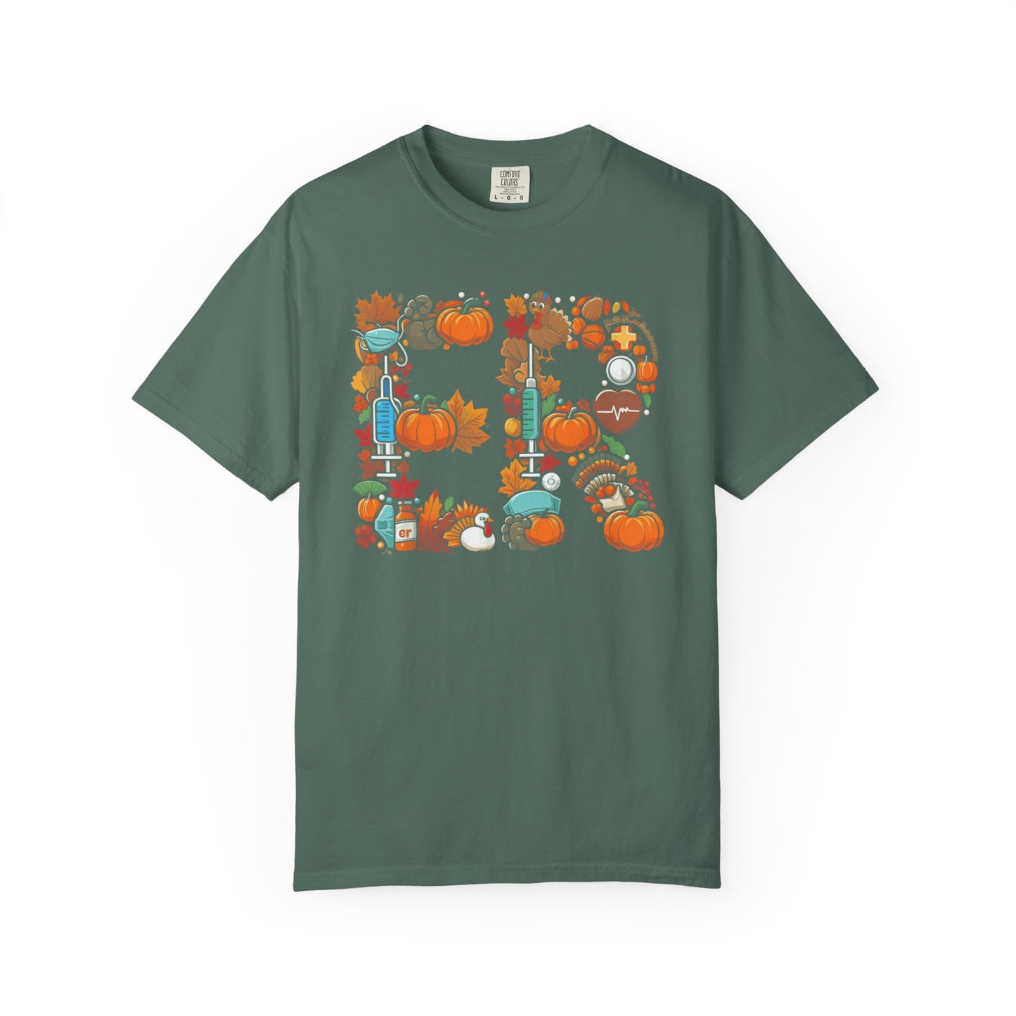 Comfort colors thanksgiving ER shirt