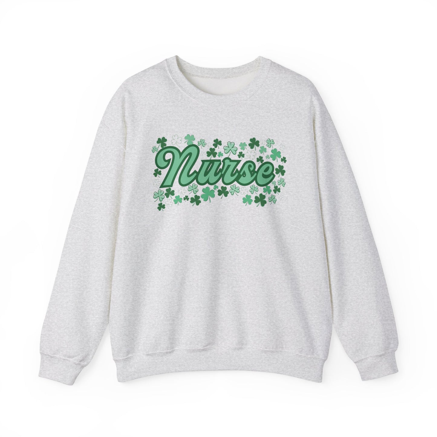 Nurse St. Patricks Clover Sweatshirt, ED RN, nurse sweater, St. Paddys nurse sweater, Pediatrics, Med Surg, NICU