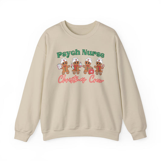 Psych Nurse Christmas Crew, Gingerbread nurse, Nurse. Christmas sweater, Psych Nurse, Christmas Crew