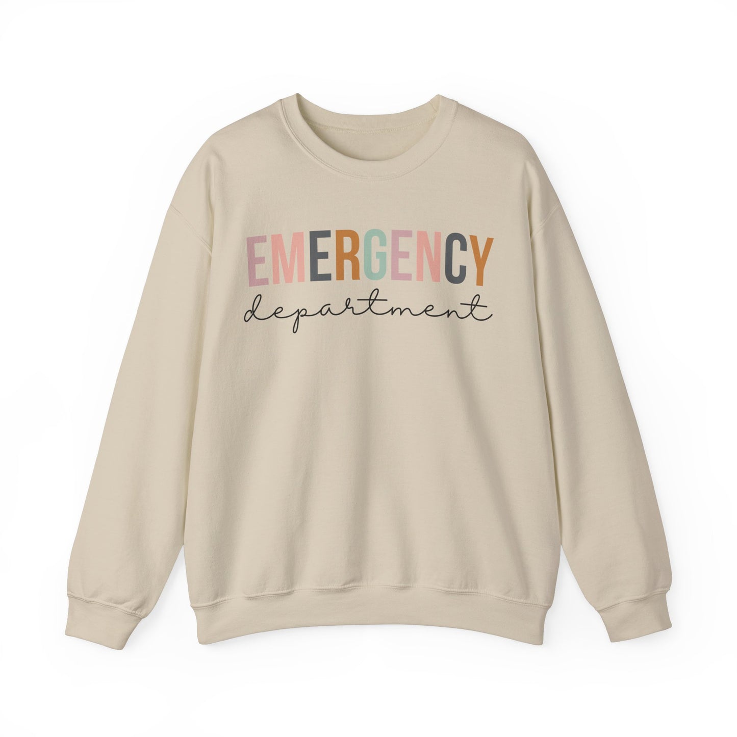 Emergency Department Simple and Cute Gildan Sweatshirt