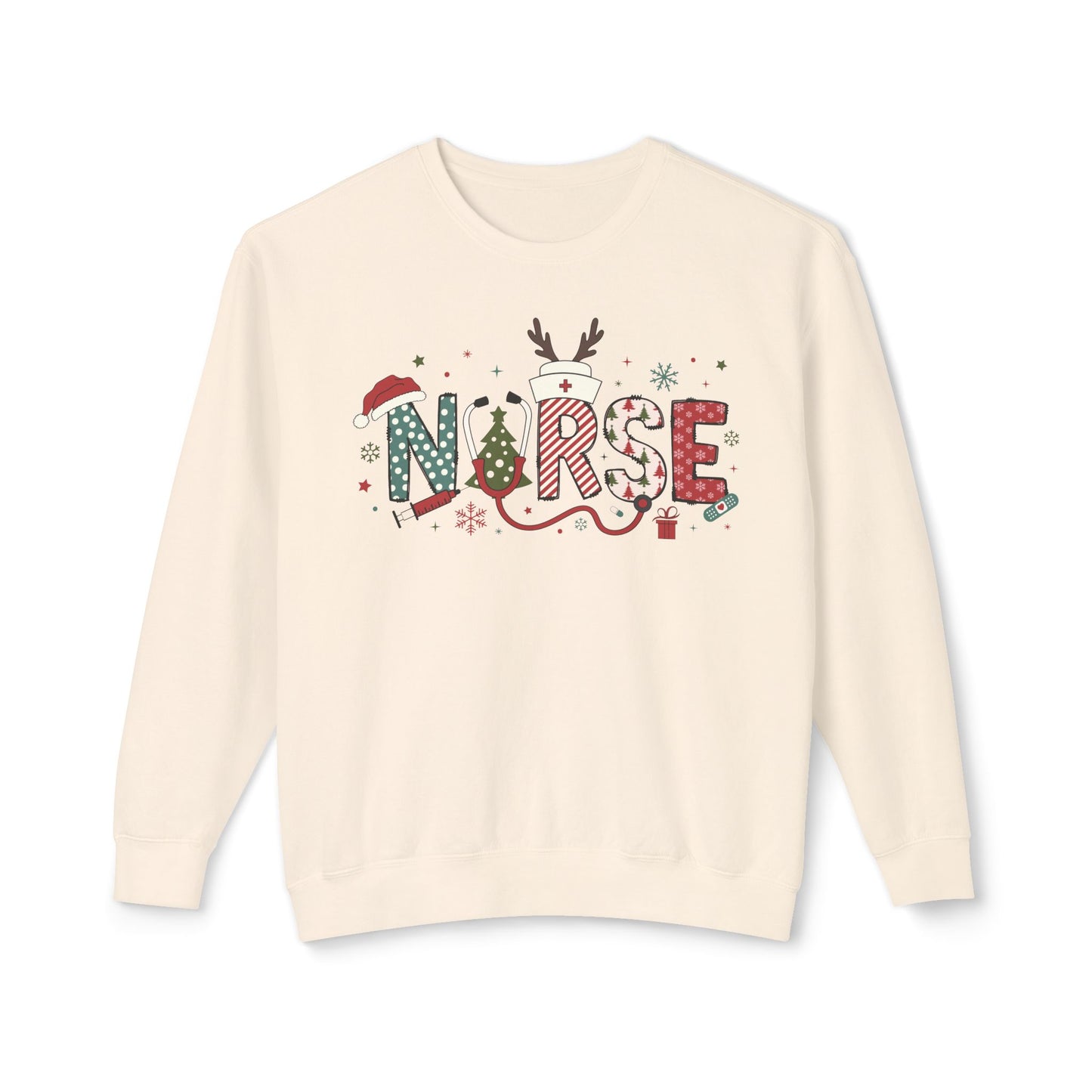 Comfort colors Nurse Christmas Christmas sweatshirt