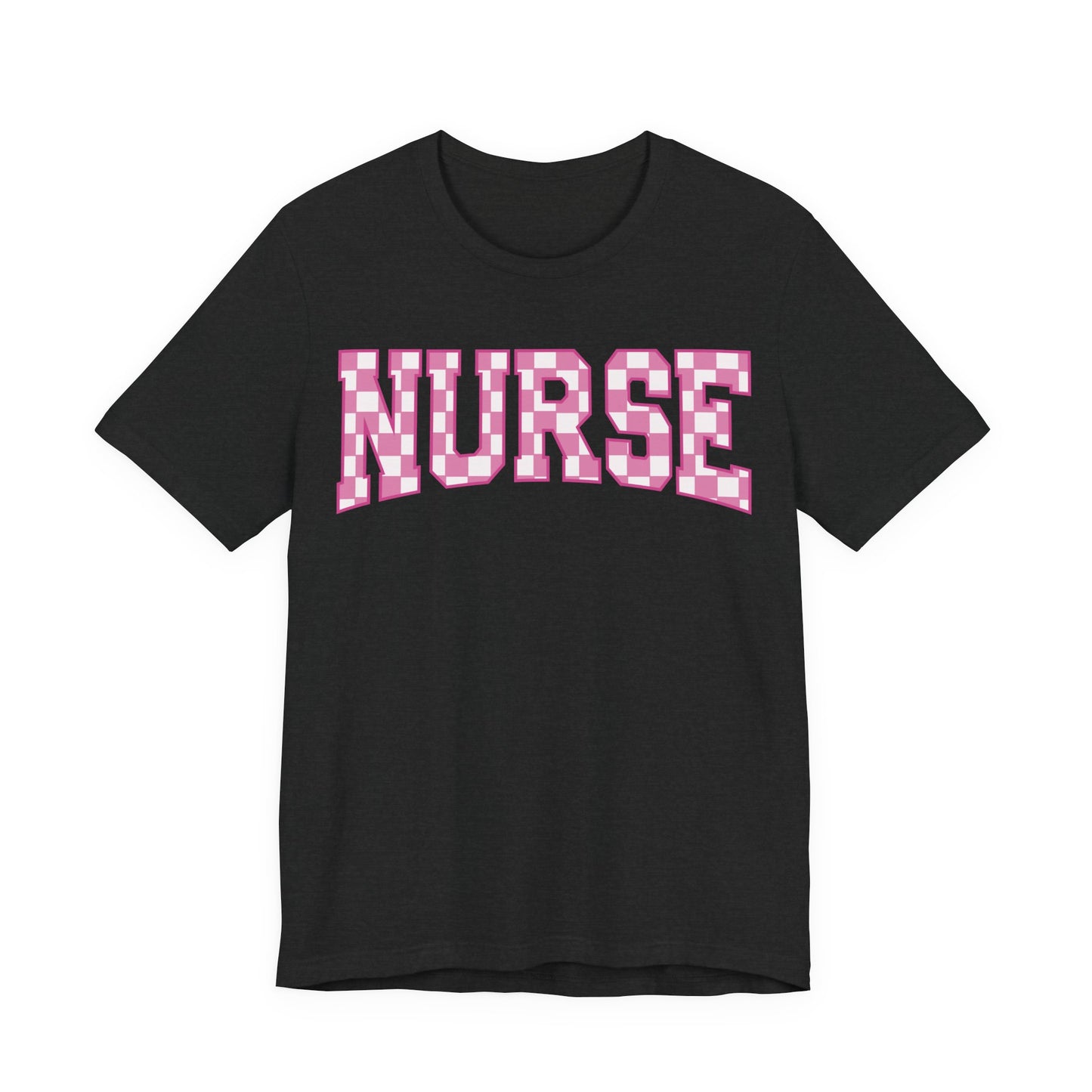 Retro checkered nurse shirt , Emergency Nurse,  Registered Nurse Shirt, PICU Nurse, NICU Nurse Shirt, Gift for Nurse, Future Nurse gift, RN gift.