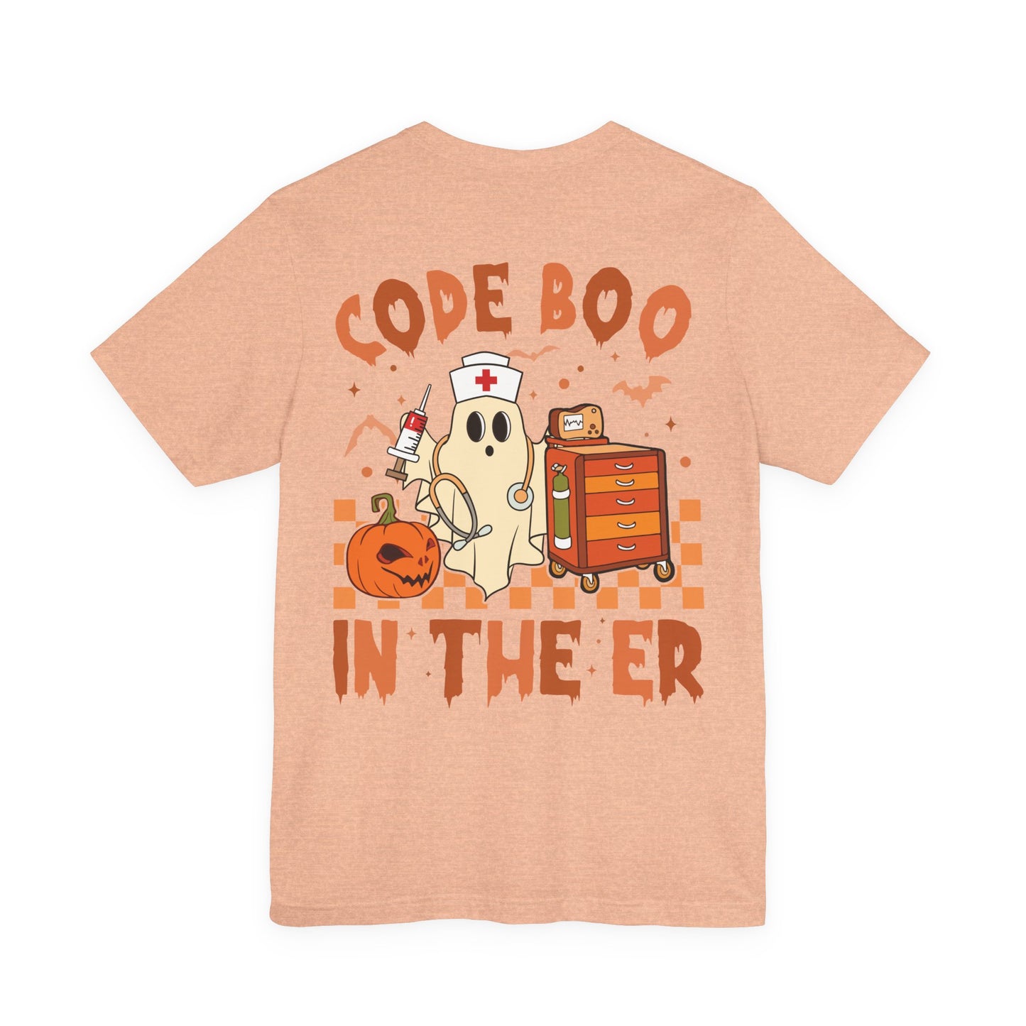 Code Boo in the ER, pediatric nurse Halloween shirt, ghost nurse shirt, Peds nurse , Spooky nurse shirt