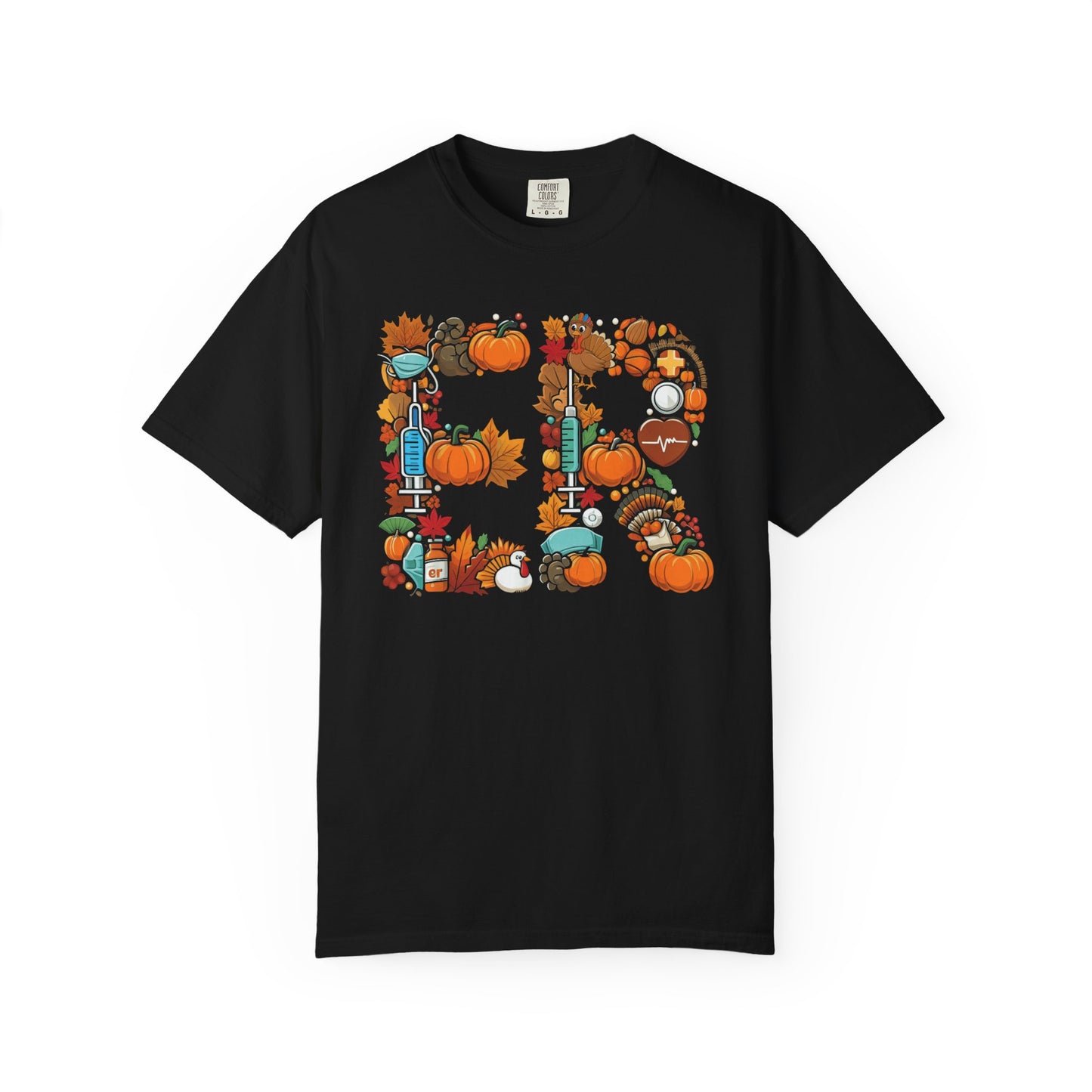 Comfort colors thanksgiving ER shirt