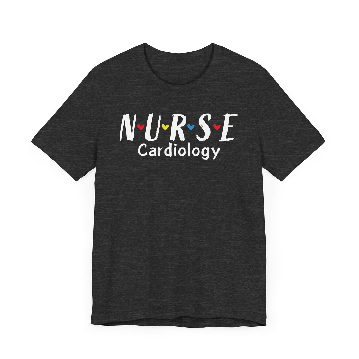 Cute Heart Nurse Cardiology Bella Canvas Shirt