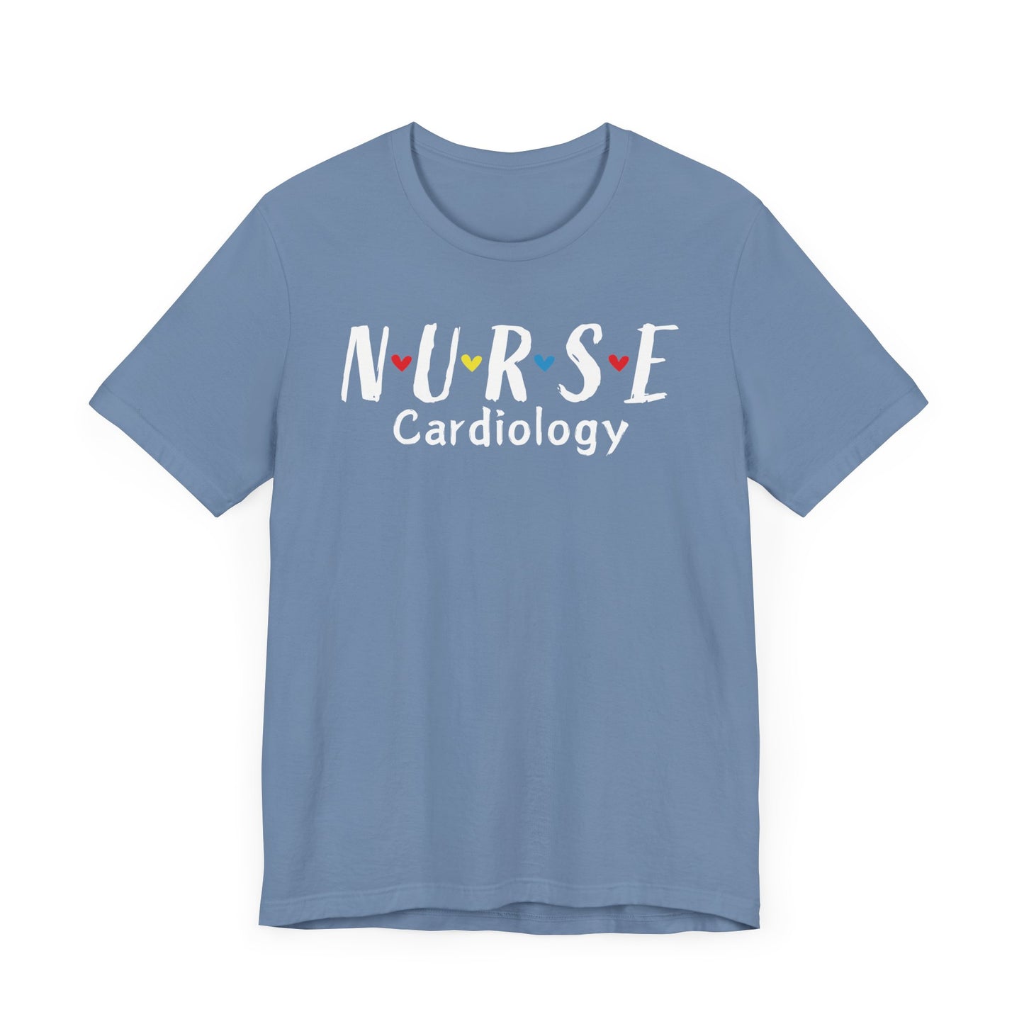 Cute Heart Nurse Cardiology Bella Canvas Shirt