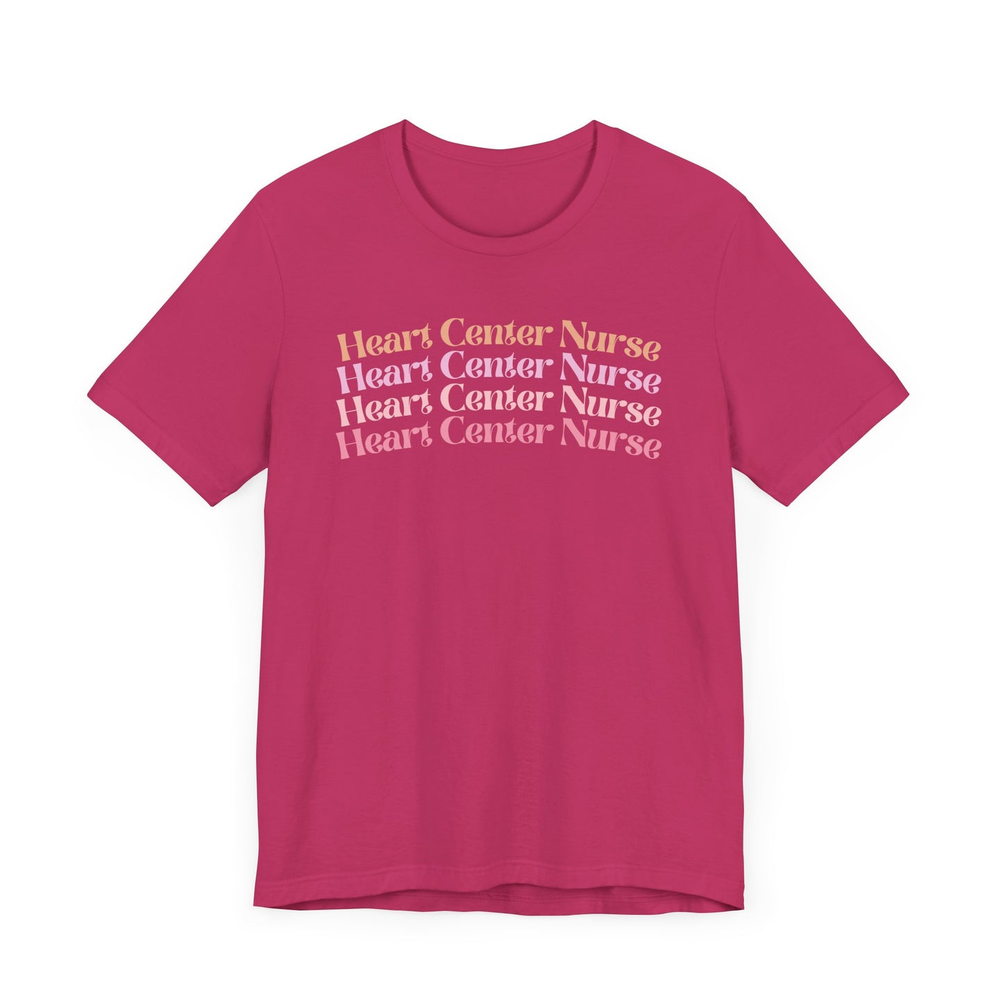 Heart Center Nurse Shirt, Cardiac Nurse Shirt, groovy nurse tees, nurse shirt for work, RN nurse shirt, cute nurse shirt, registered nurse