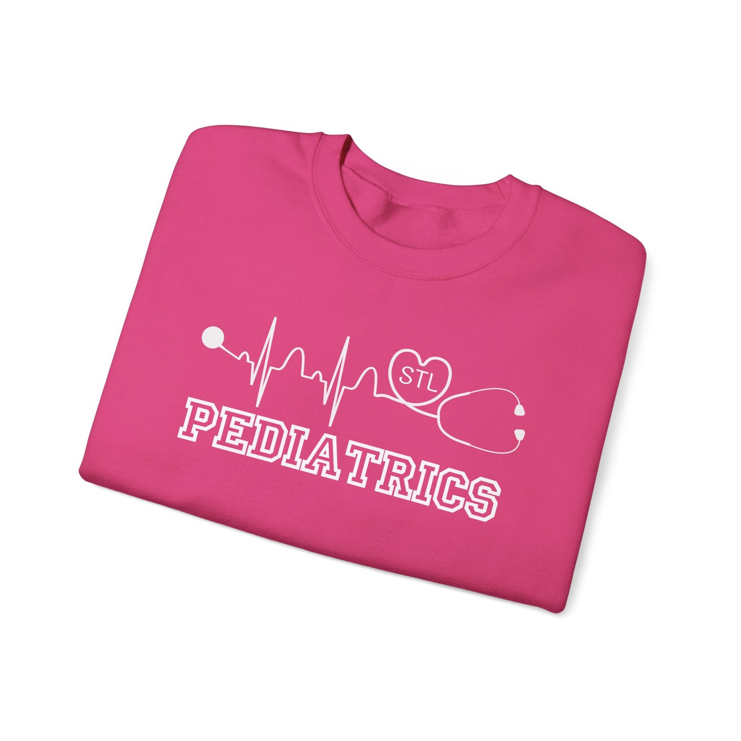 STL Pediatrics RN Comfy Gildan Sweatshirt, EKG STL  love, wear out or at work!