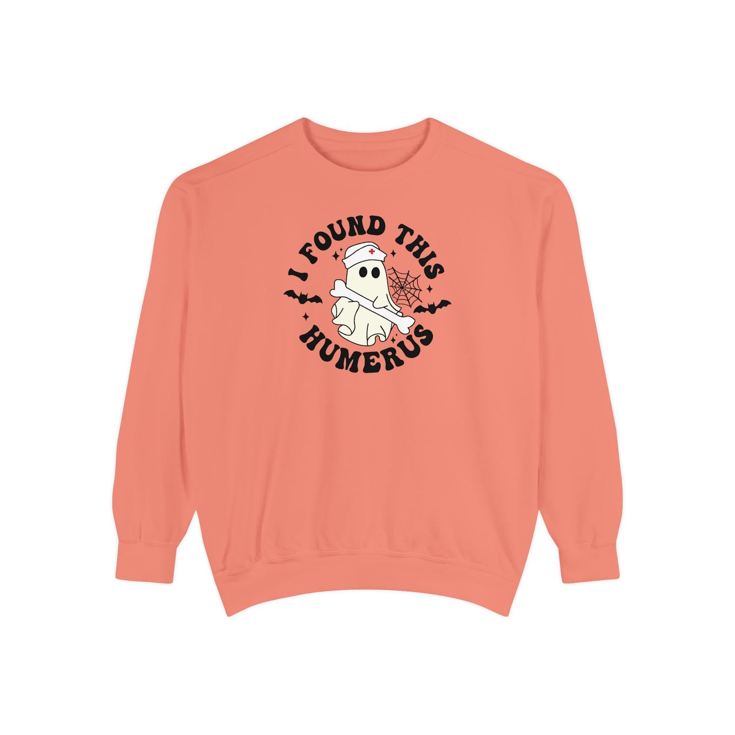 Funny Ghost pediatric nurse sweatshirt, Halloween sweatshirt, spooky season, ER RN, NICU nurse,  Halloween Nurse,, floral Halloween ghost,