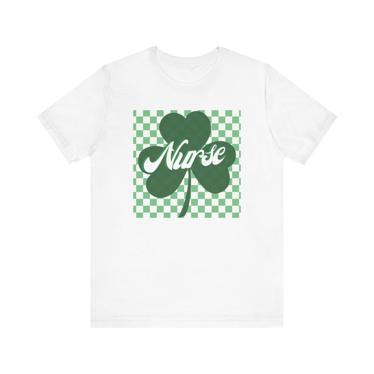 Retro St. Patrick’s Day Nurse Shirt, Comfy, stretchy Bella Canvas