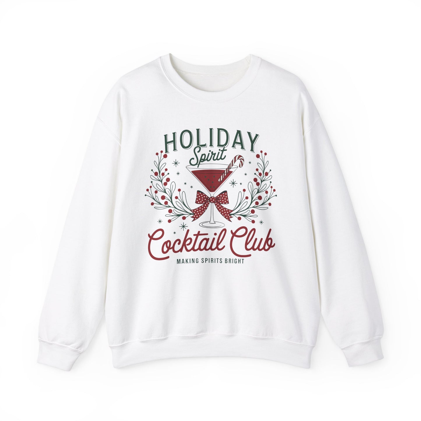 Cutest Holiday Spirits Cocktail Club Sweatshirt!