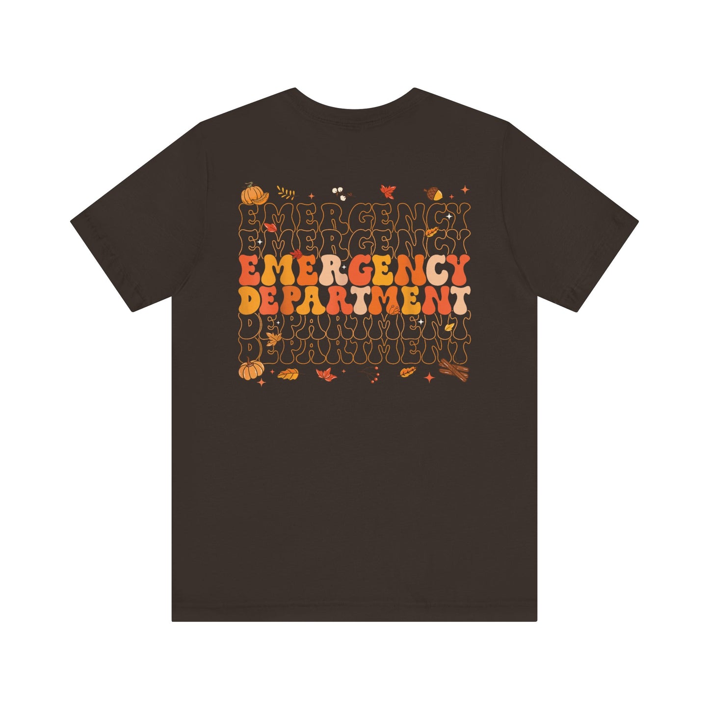 Turkey front ED sign, thanksgiving theme ED Nurse , pediatric nurse shirt, gildan turkey nurse shirt, Peds nurse,fall nurse shirt