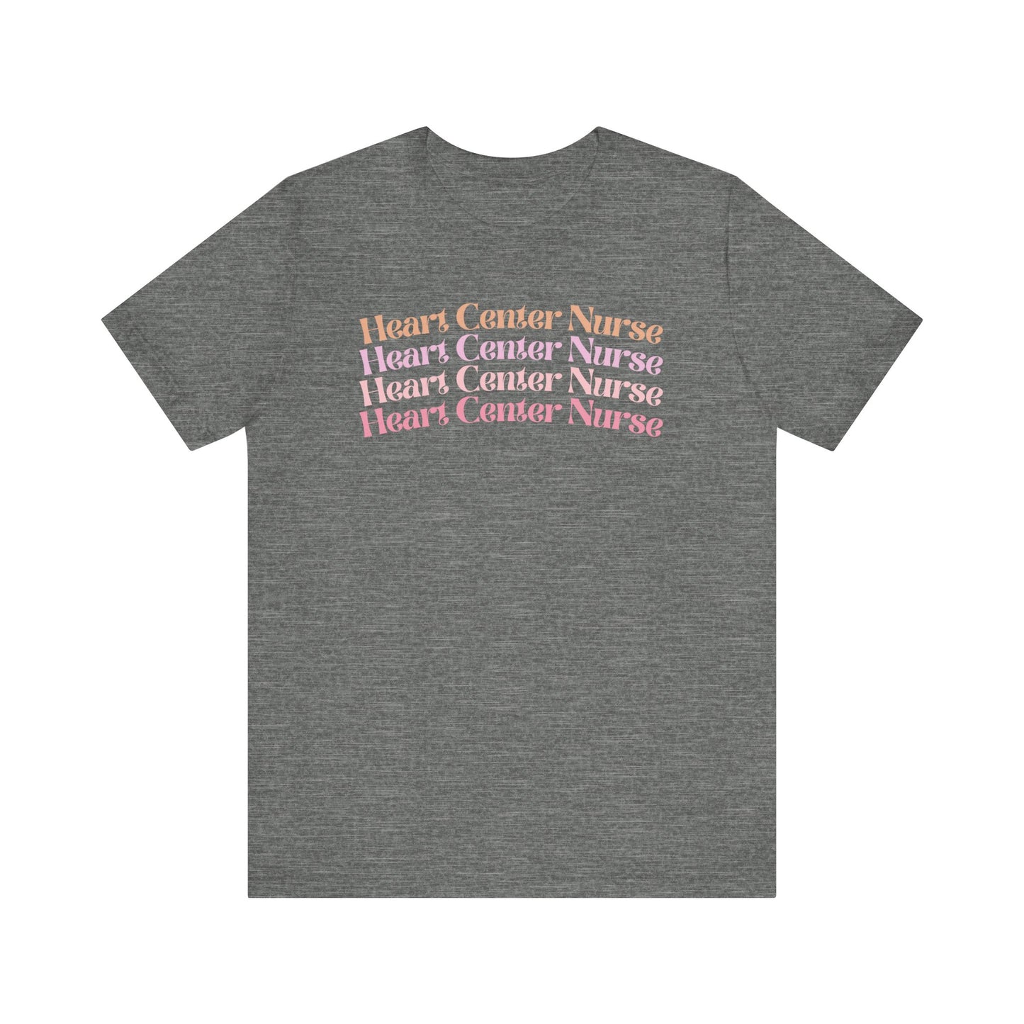 Heart Center Nurse Shirt, Cardiac Nurse Shirt, groovy nurse tees, nurse shirt for work, RN nurse shirt, cute nurse shirt, registered nurse
