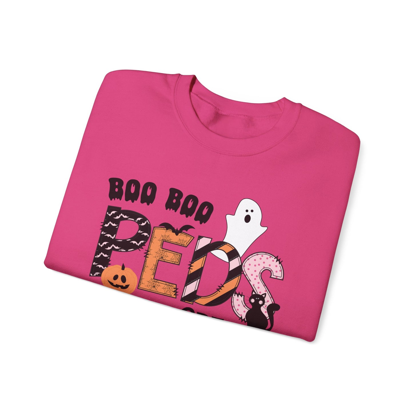 Boo Boo Peds Crew, pediatric nurse sweatshirt, Halloween sweatshirt, spooky season, ER RN, NICU nurseHalloween Nurse, comfort colors