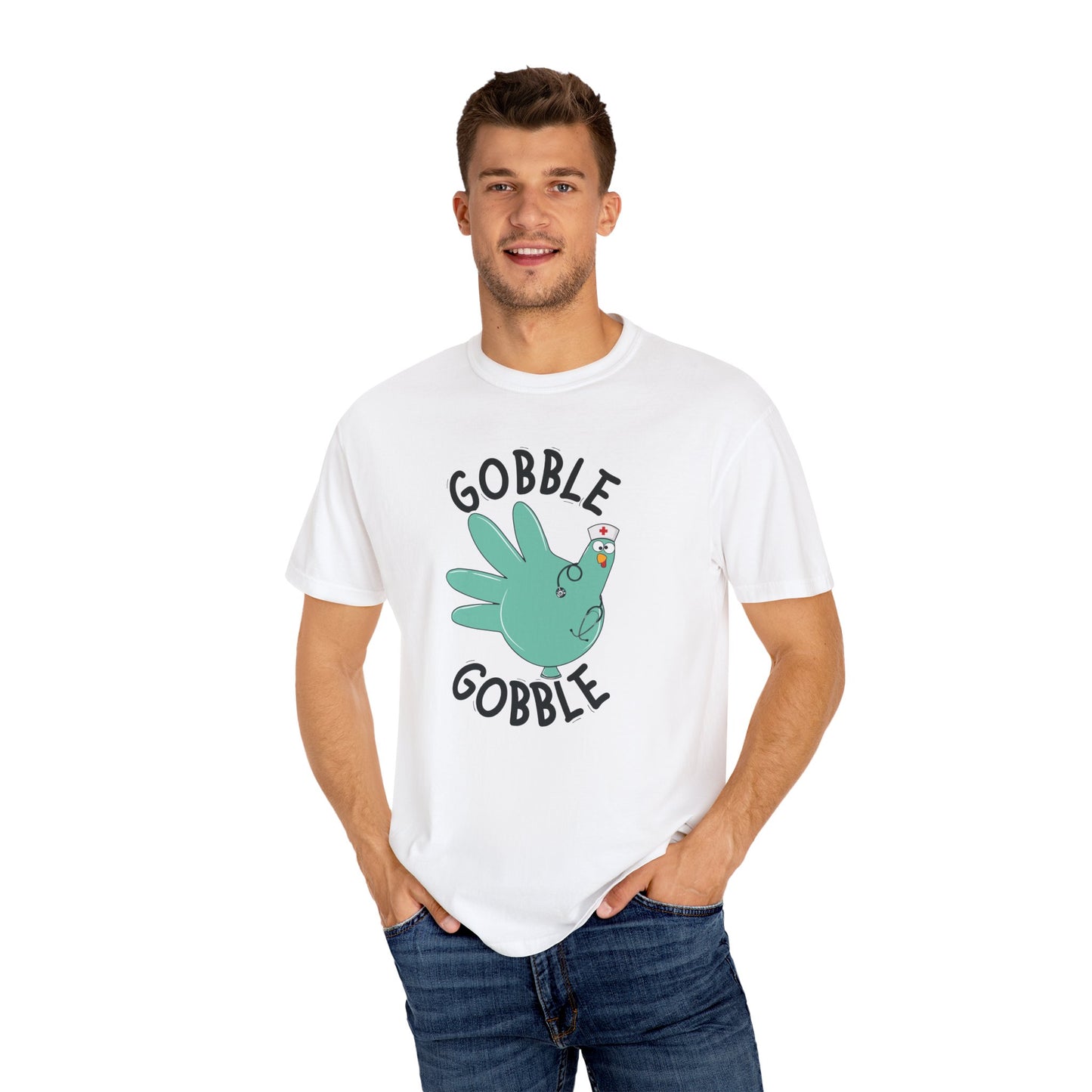 Comfort colors gobble gobble funny tshirt, nurse gobble shirt