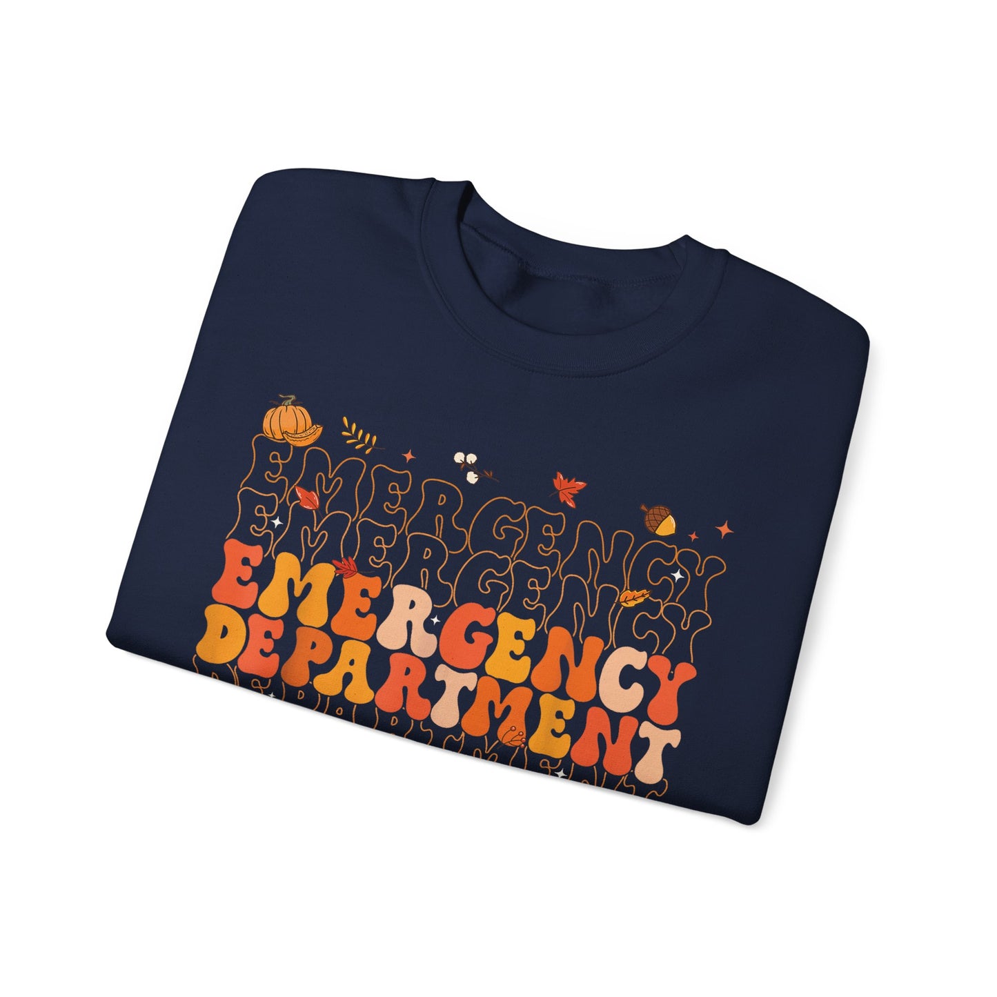 Emergency Fall gildan comfy sweatshirt,  thanksgiving nurse sweatshirt