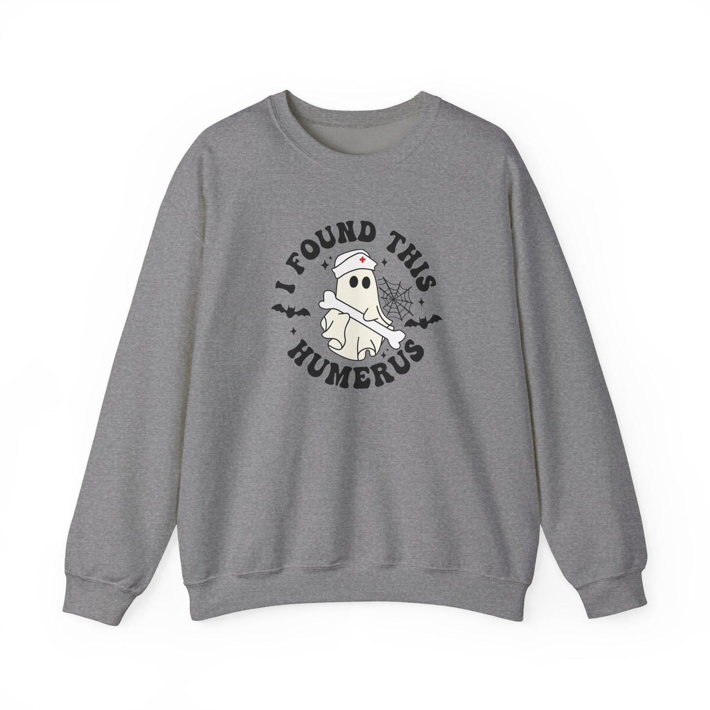 Funny Ghost pediatric nurse sweatshirt, Halloween sweatshirt, spooky season, ER RN, NICU nurse,  Halloween Nurse,, floral Halloween ghost,