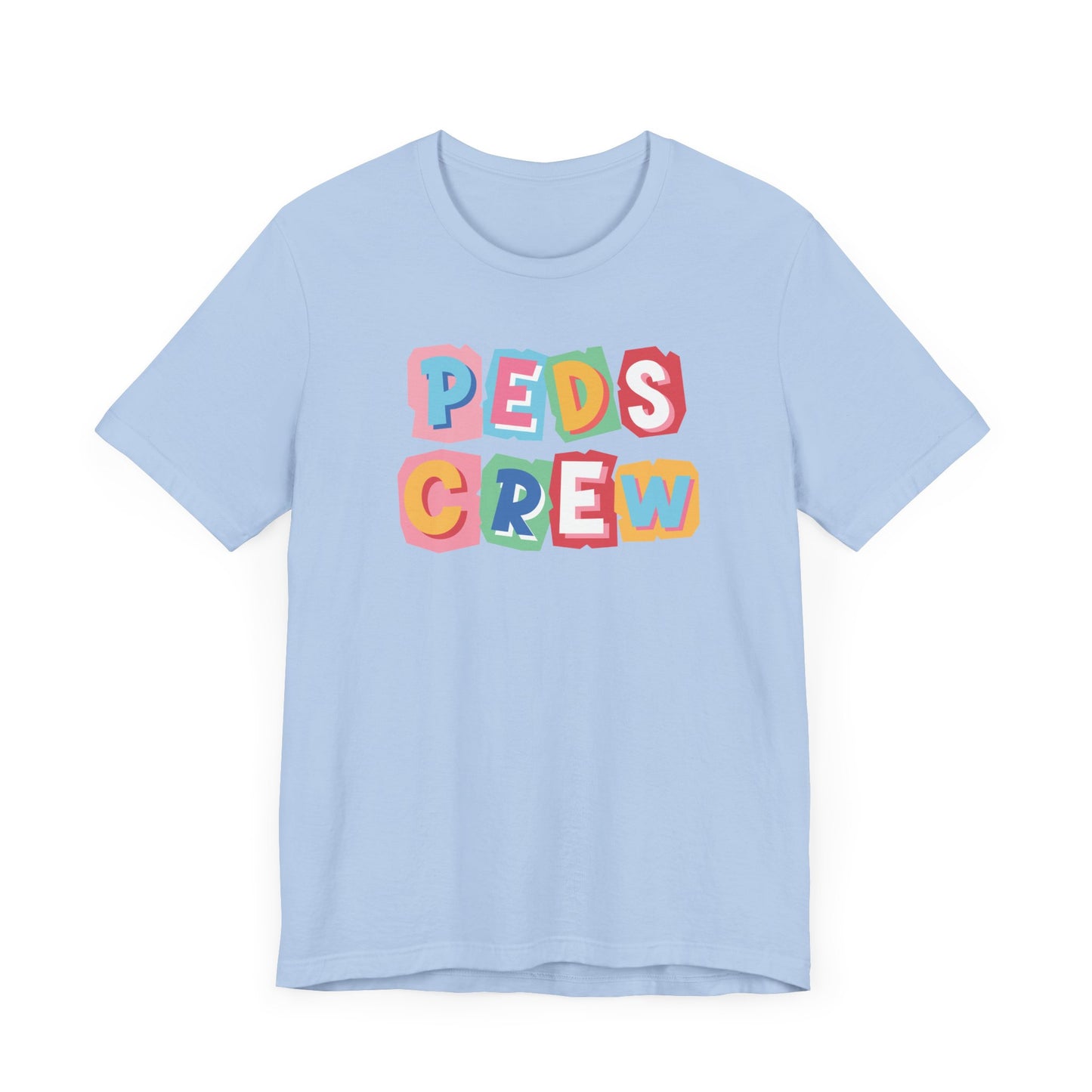 Peds crew nurse tshirt , retro 90s theme nurse tshirt