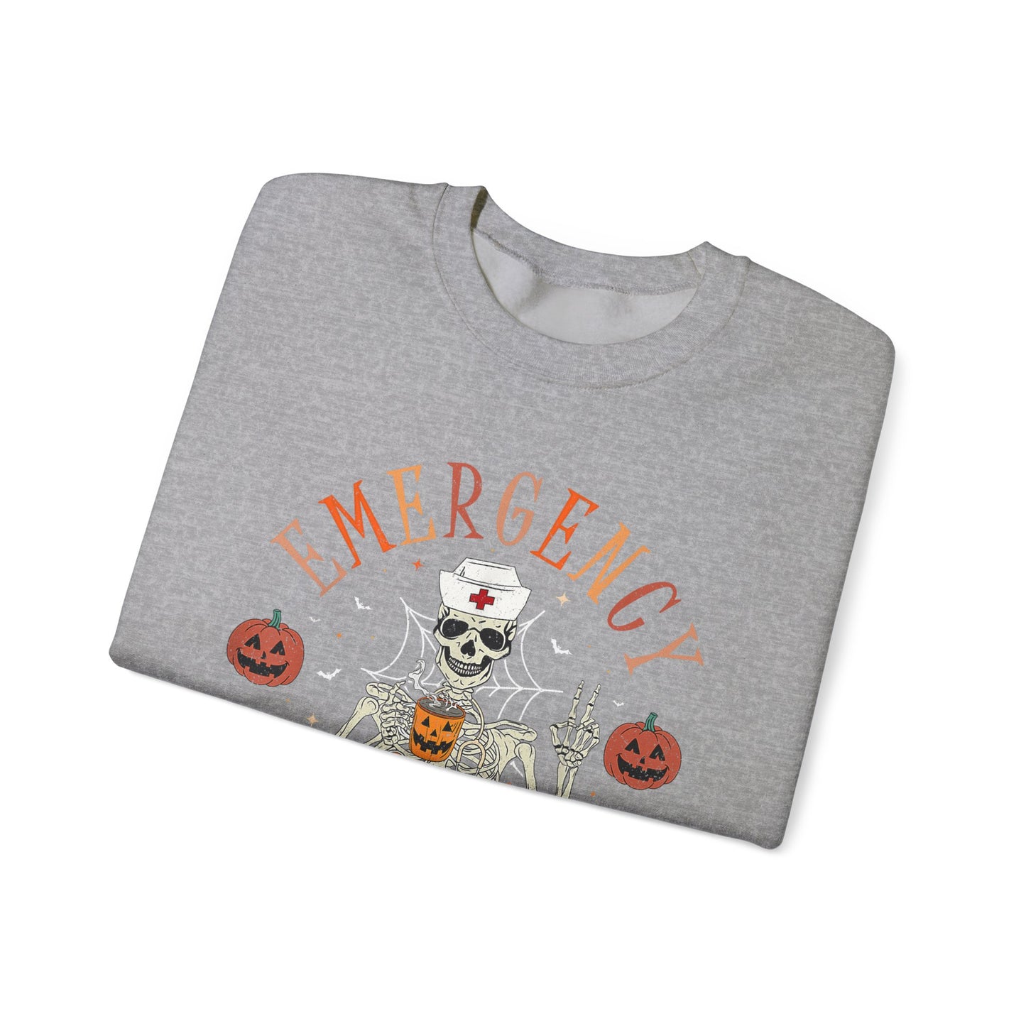 Skeleton ED Nurse , pediatric nurse Halloween shirt, gildan skeleton nurse sweatshirt, Peds nurse , Spooky nurse shirt