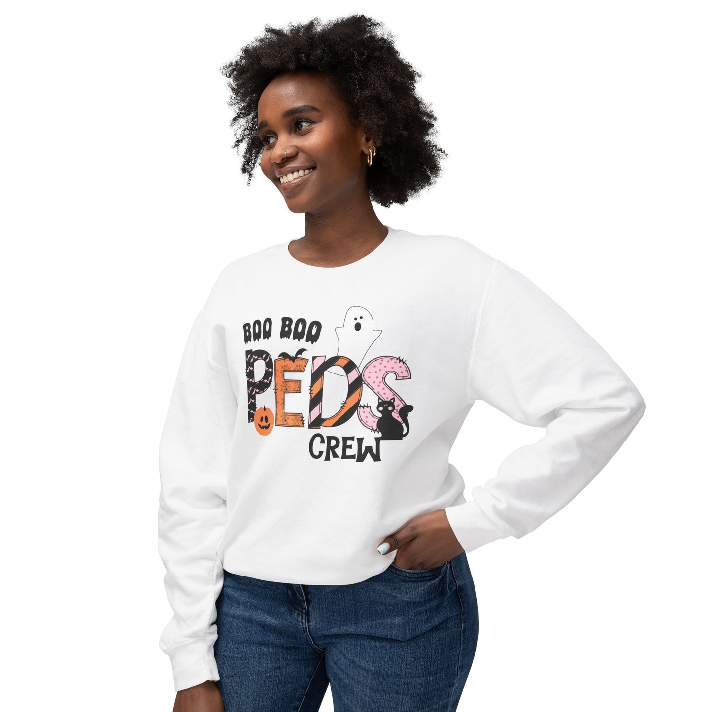 Boo Boo Peds Crew, pediatric nurse sweatshirt, Halloween sweatshirt, spooky season, ER RN, NICU nurseHalloween Nurse, comfort colors