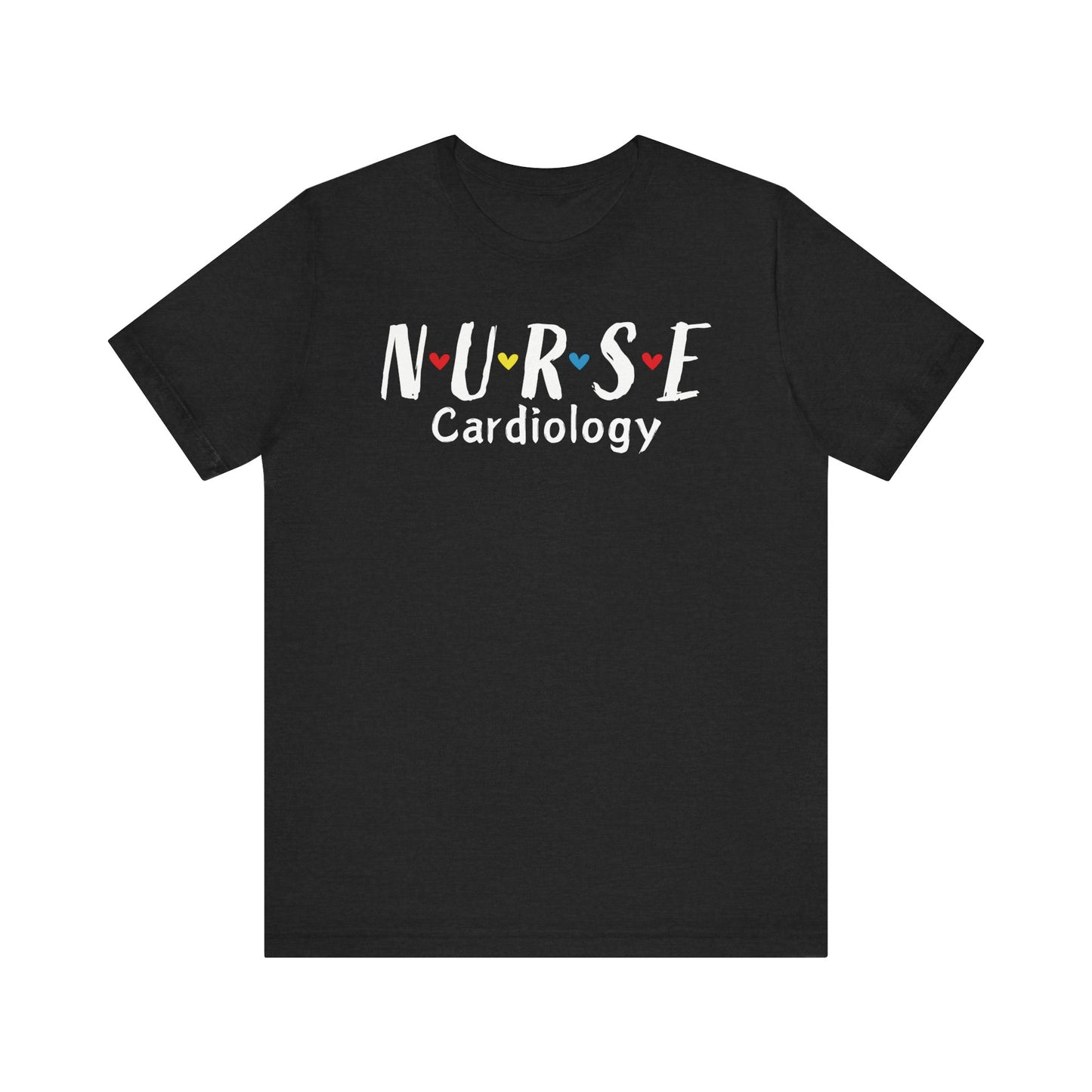Cute Heart Nurse Cardiology Bella Canvas Shirt