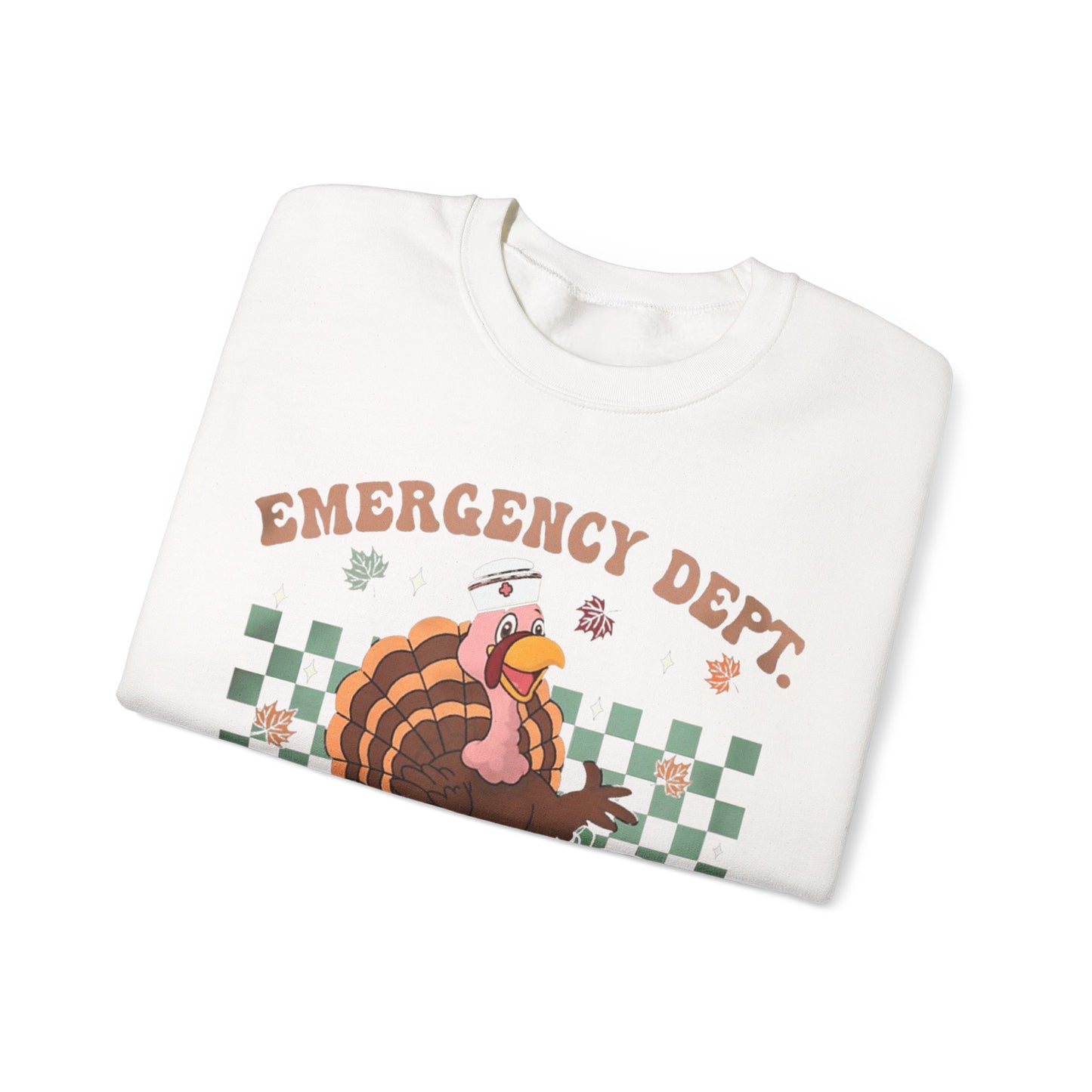 Turkey gobble squad Fall Pediatric Emergency Sweatshirt for all Fall Months, Nurse shirt, gift for nurse, everything fall