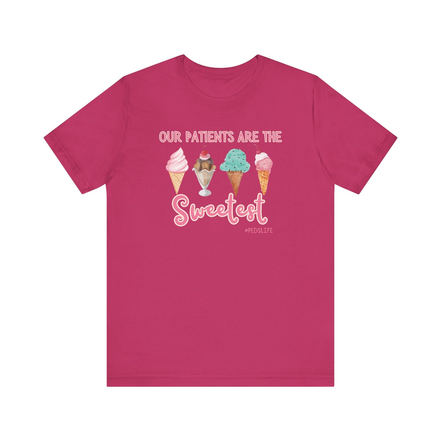 Cutest ice cream Peds shirt, our patients are the sweetest